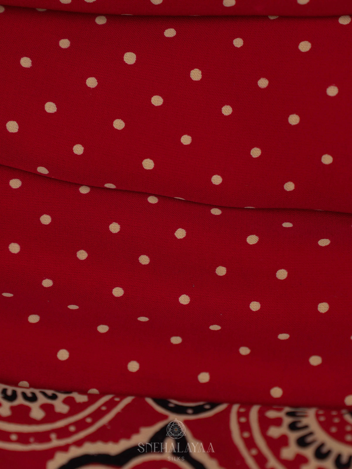 Red Modal Silk Saree