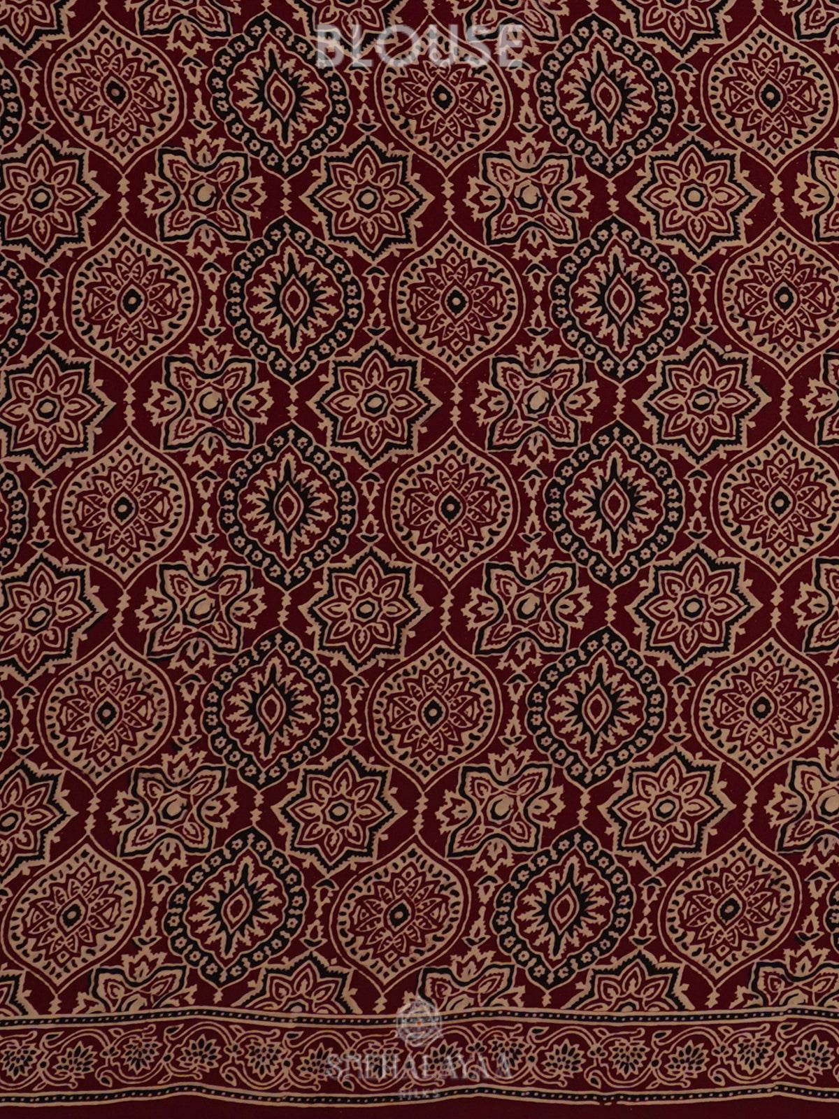 Maroon Modal Silk Saree
