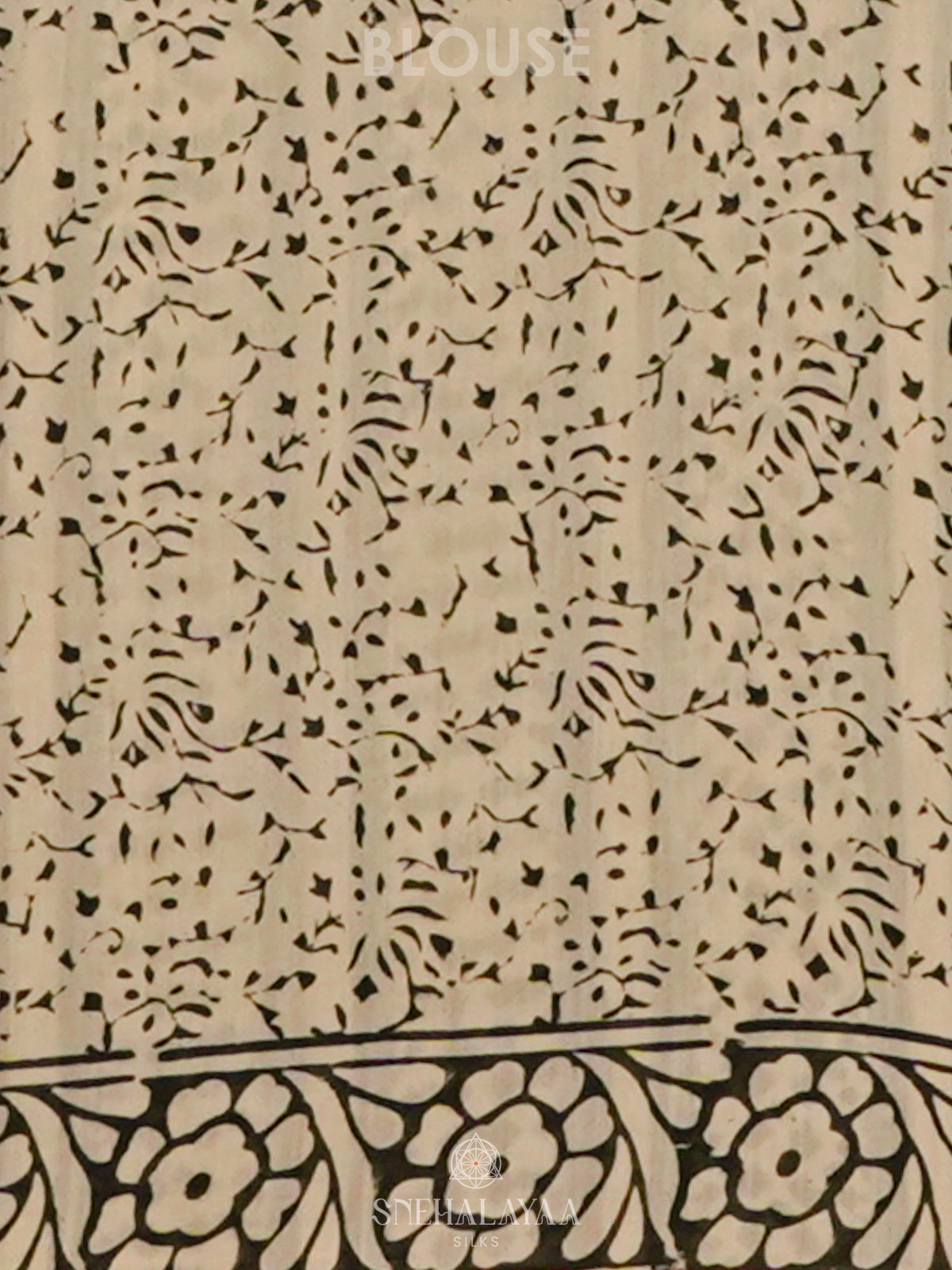 Cream Chanderi Saree
