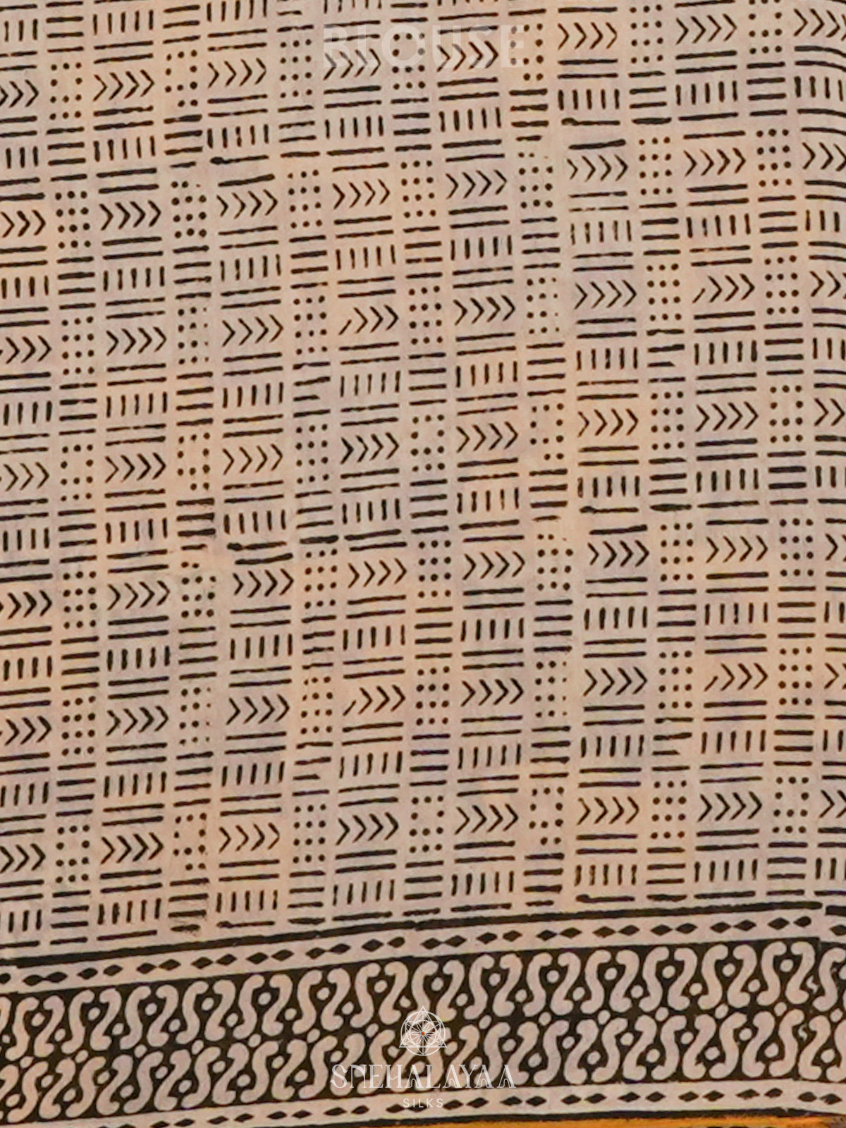 Yellow Chanderi Saree