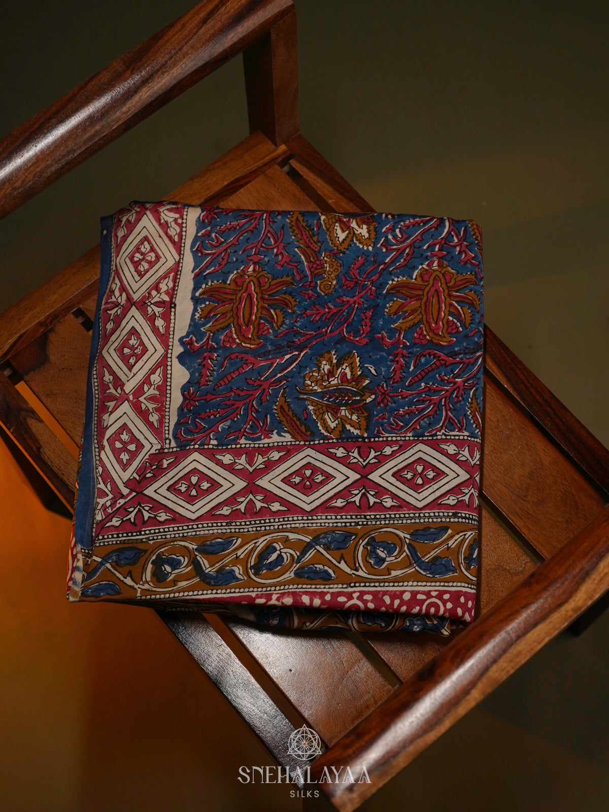 Blue Modal Silk Saree