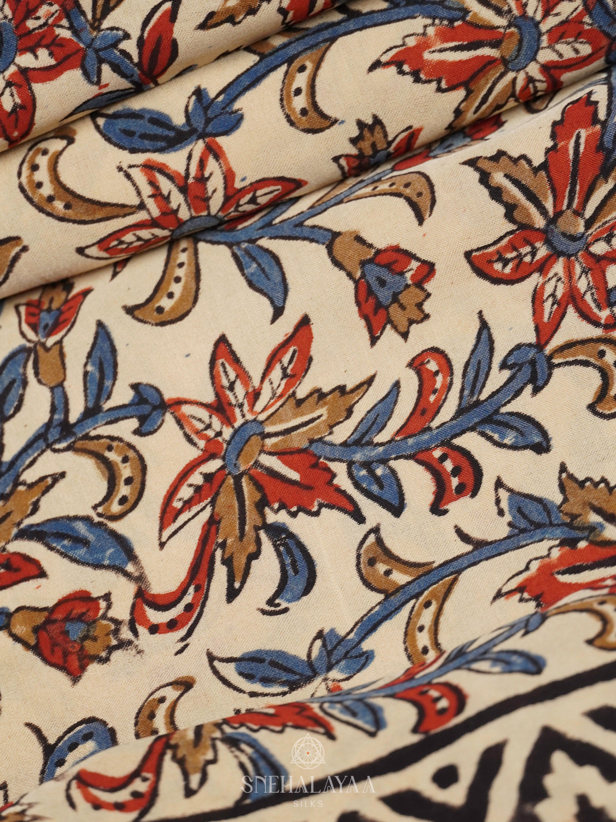 Off White Modal Silk Saree