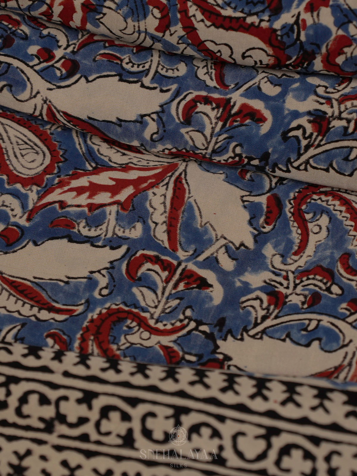 Blue Modal Silk Saree