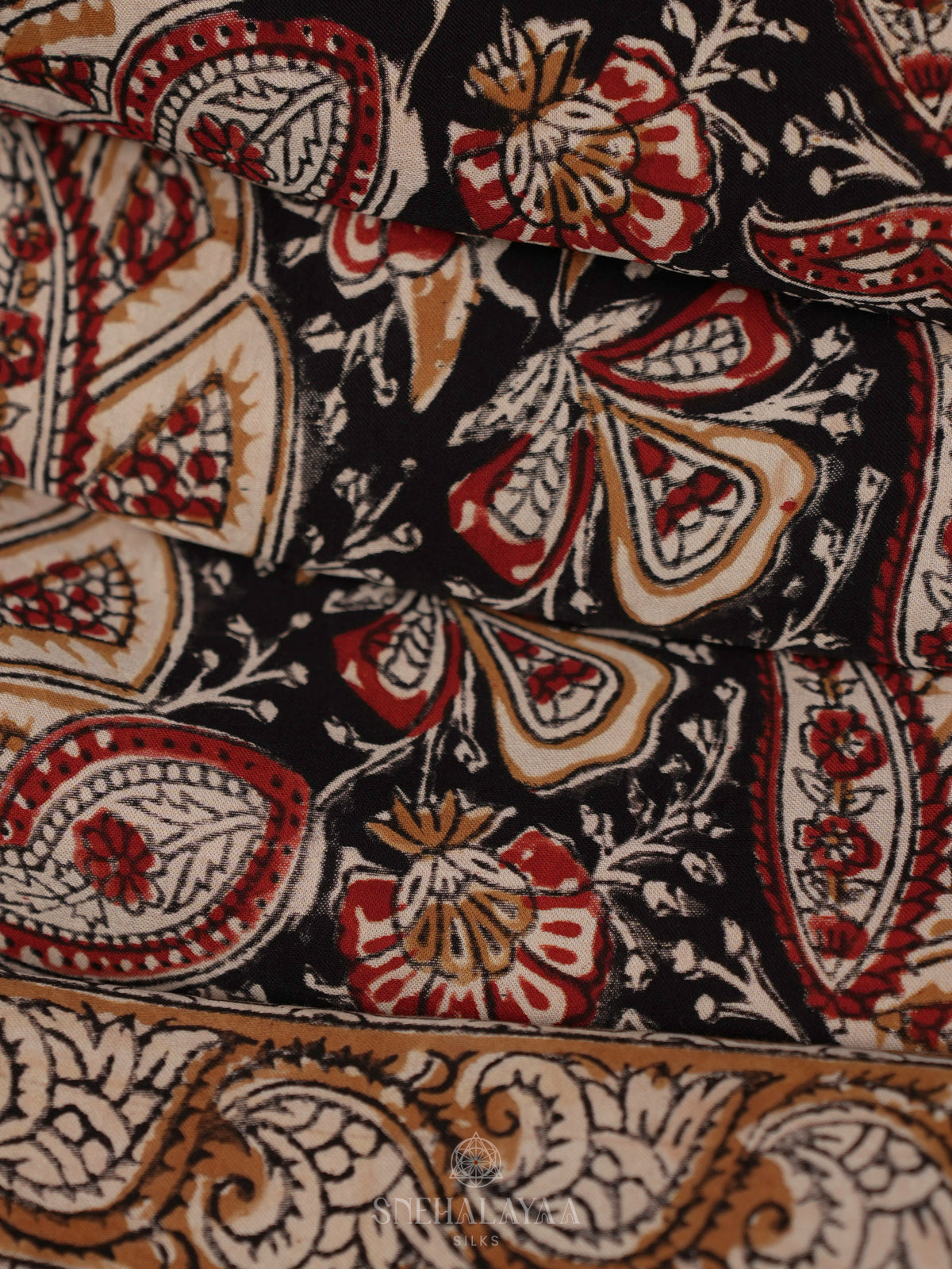 Black Modal Silk Saree