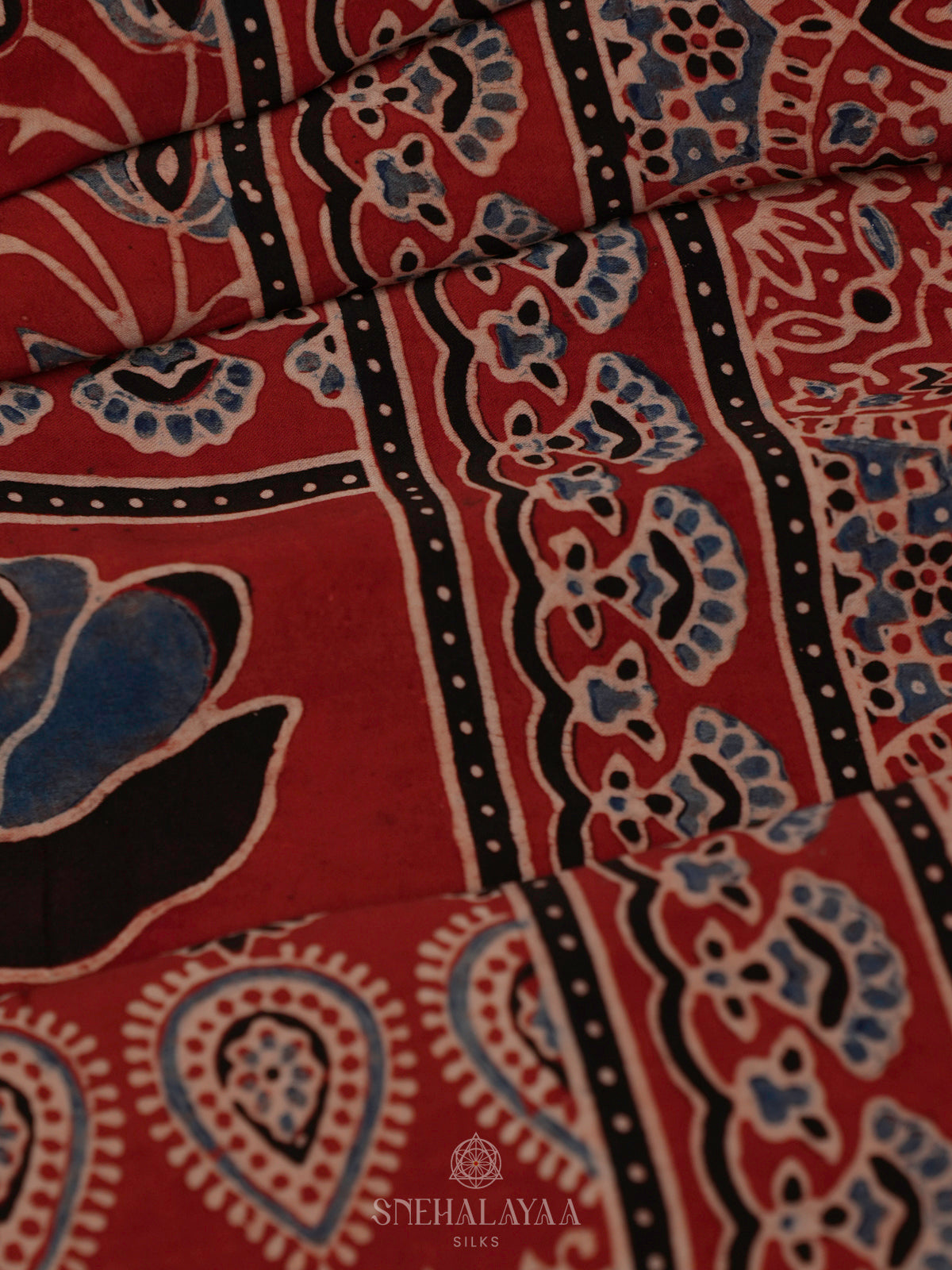 Maroon Modal Silk Saree
