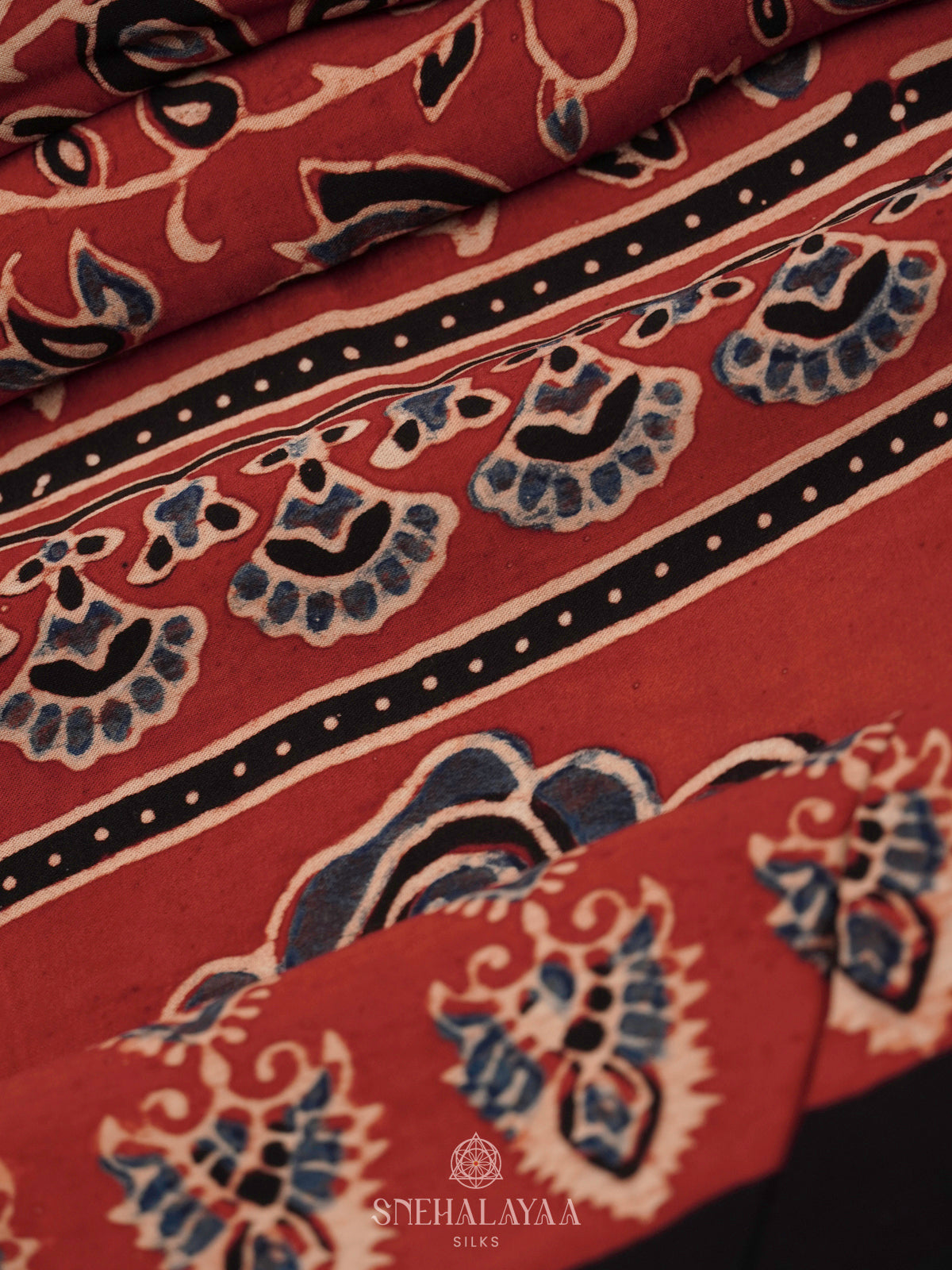 Maroon Modal Silk Saree