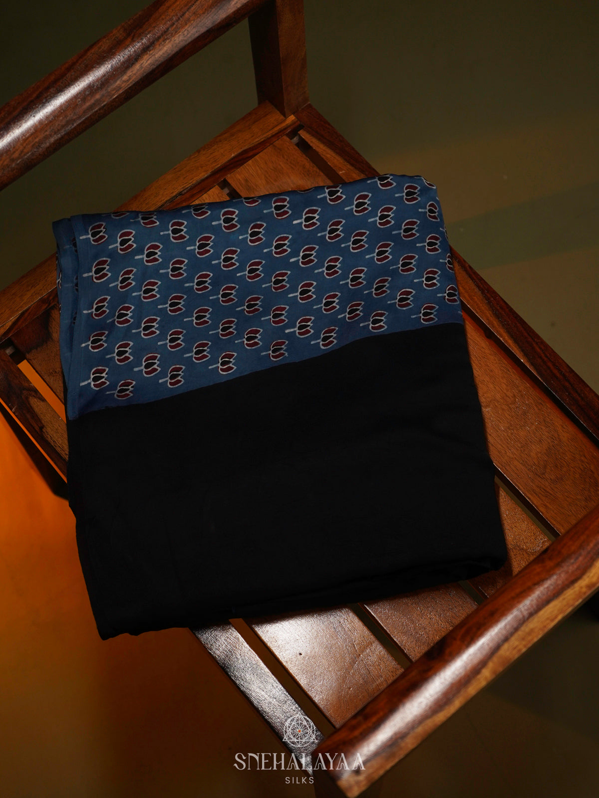 Blue Modal Silk Saree