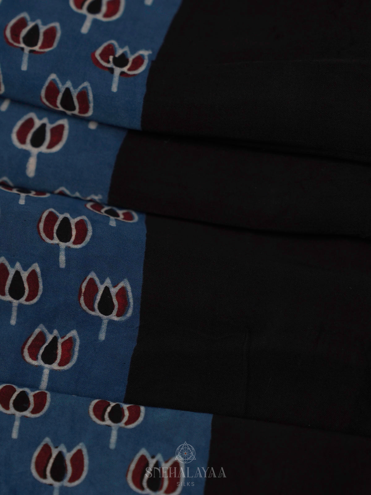 Blue Modal Silk Saree