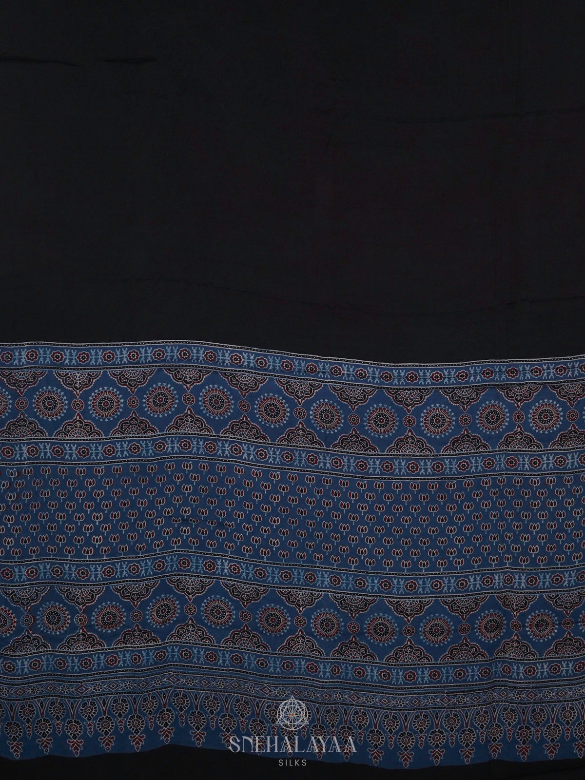 Blue Modal Silk Saree