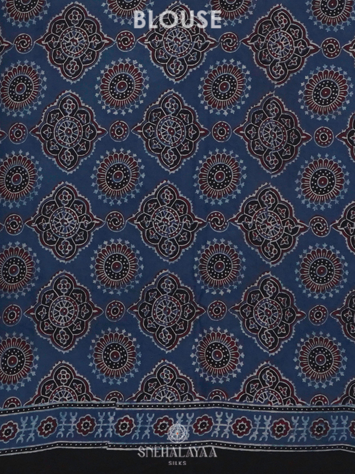 Blue Modal Silk Saree