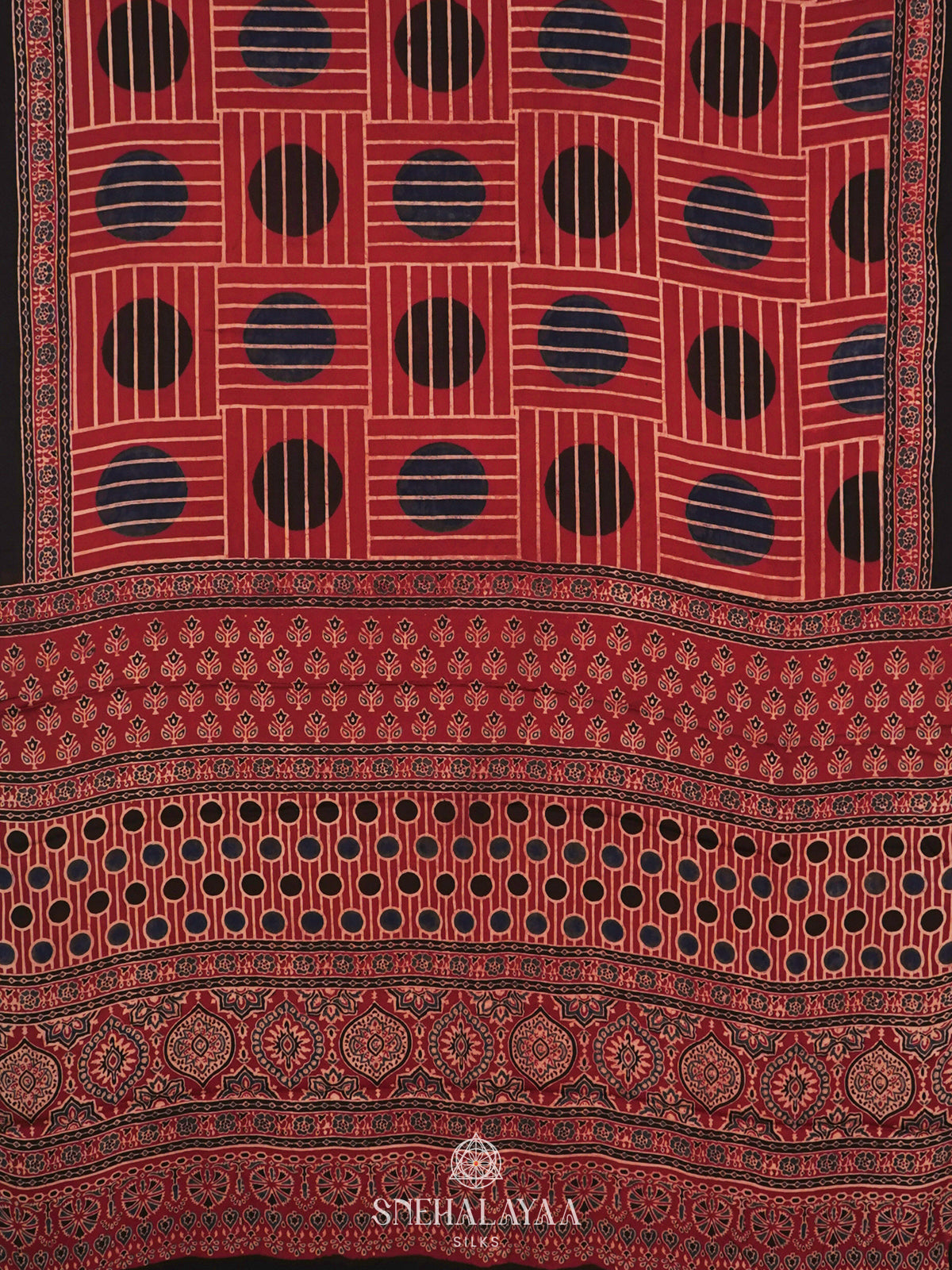Maroon Modal Silk Saree