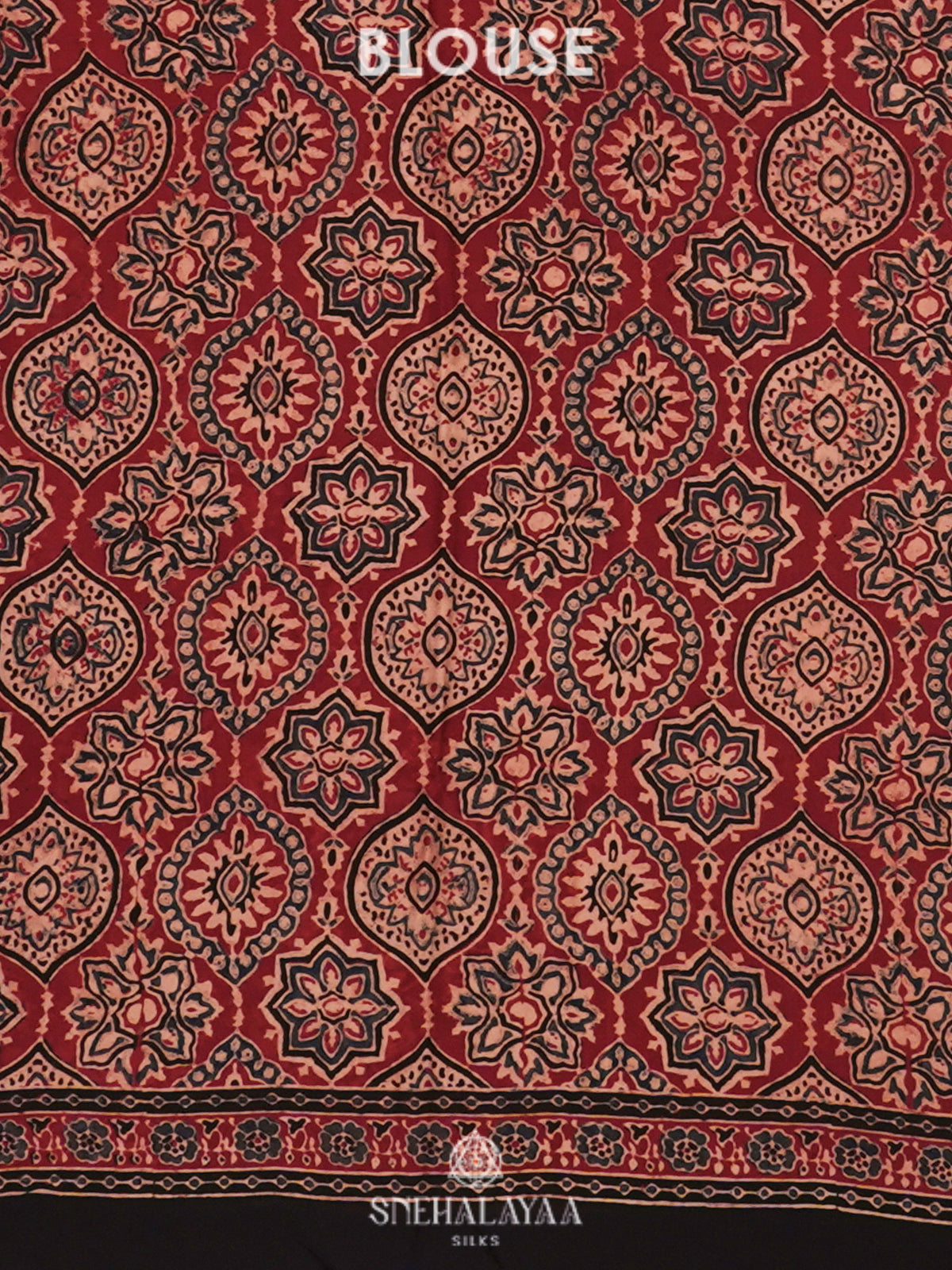 Maroon Modal Silk Saree