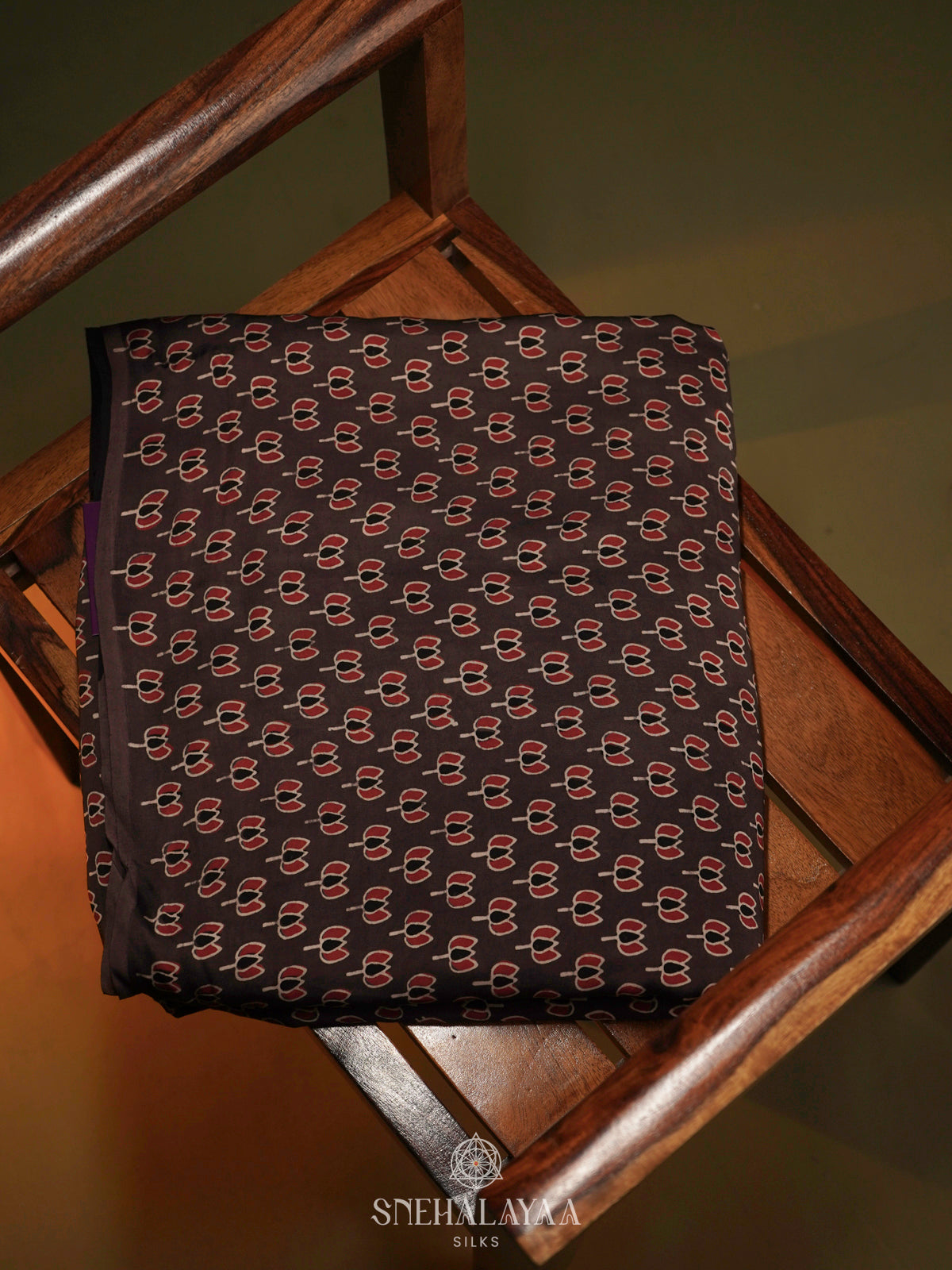 Brown Modal Silk Saree