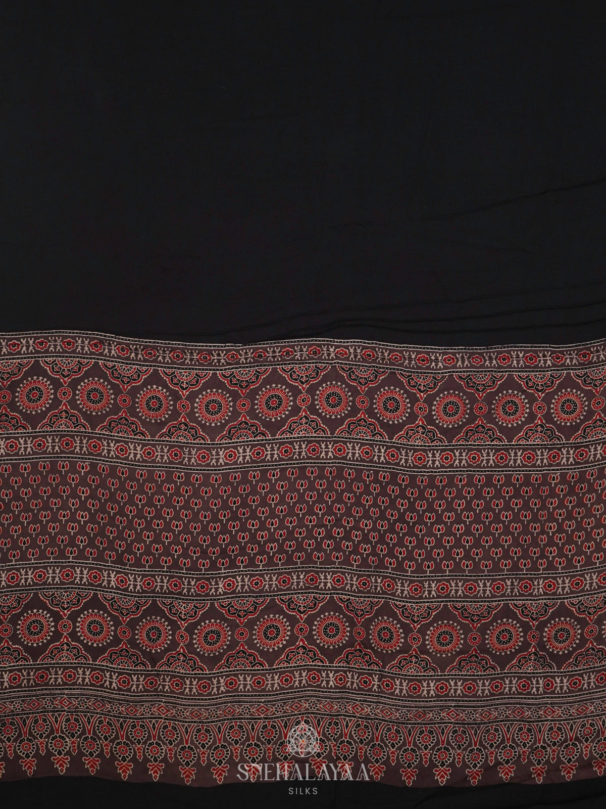 Brown Modal Silk Saree