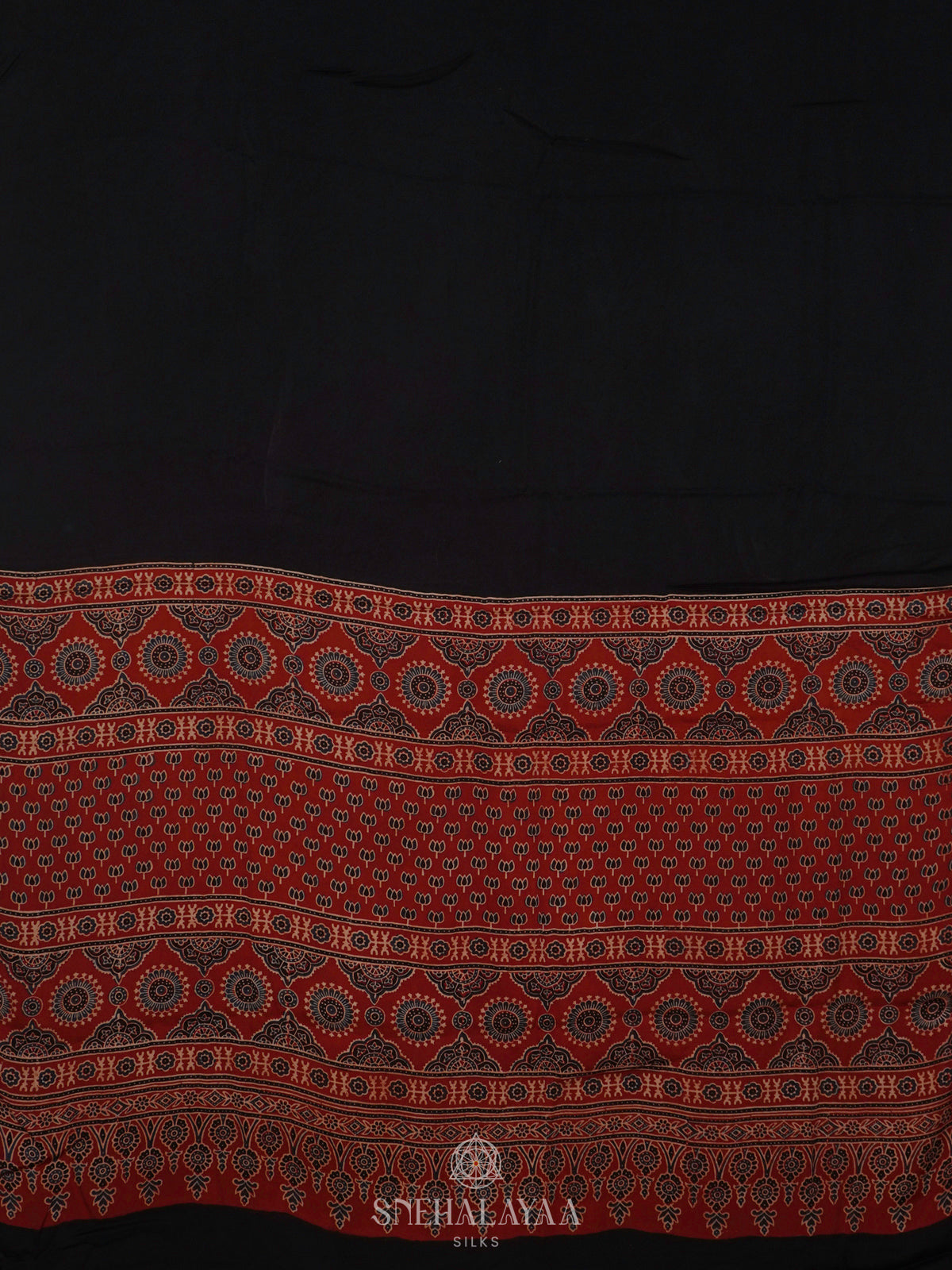 Maroon Modal Silk Saree