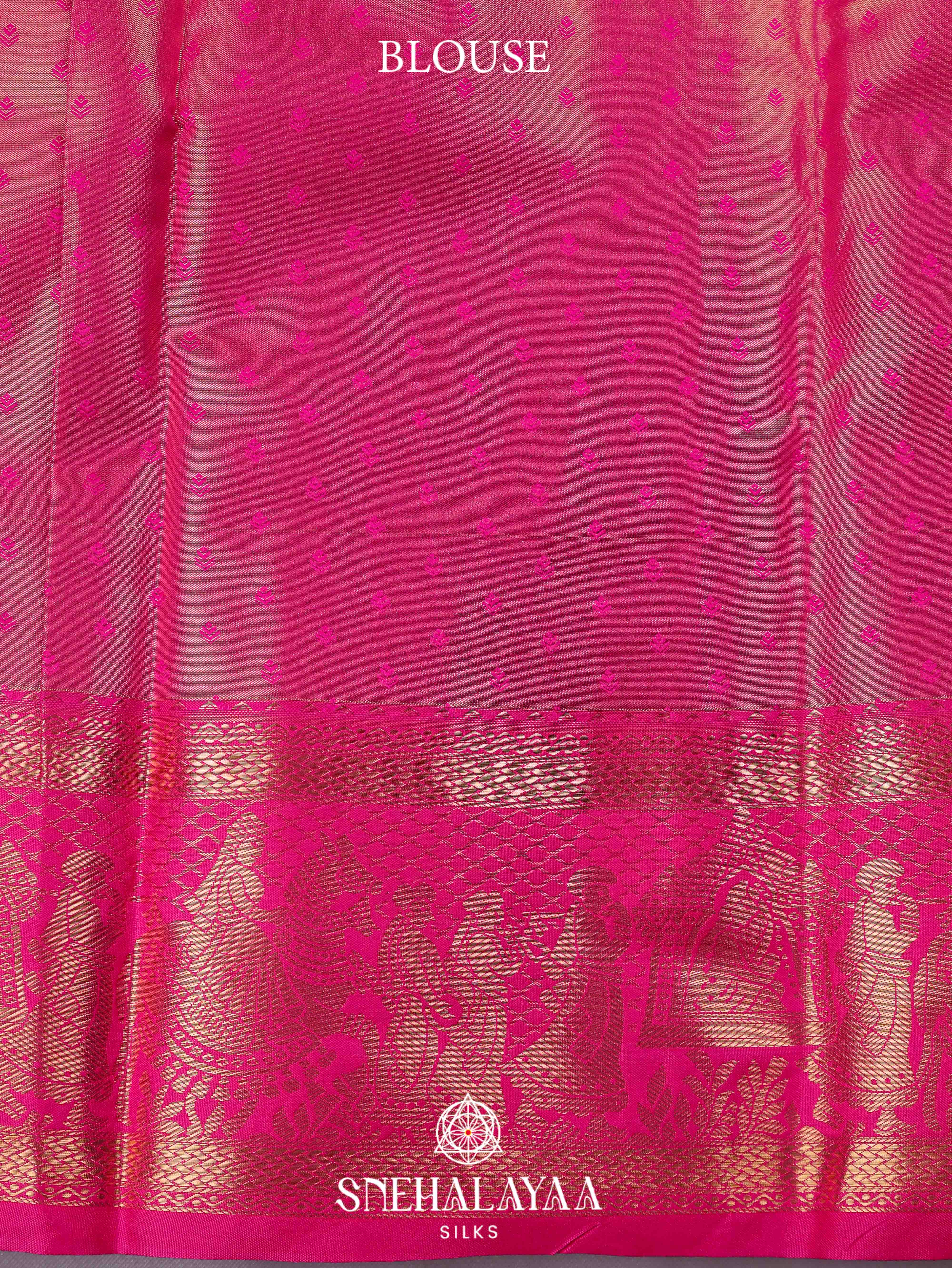 Blue Art Silk Saree