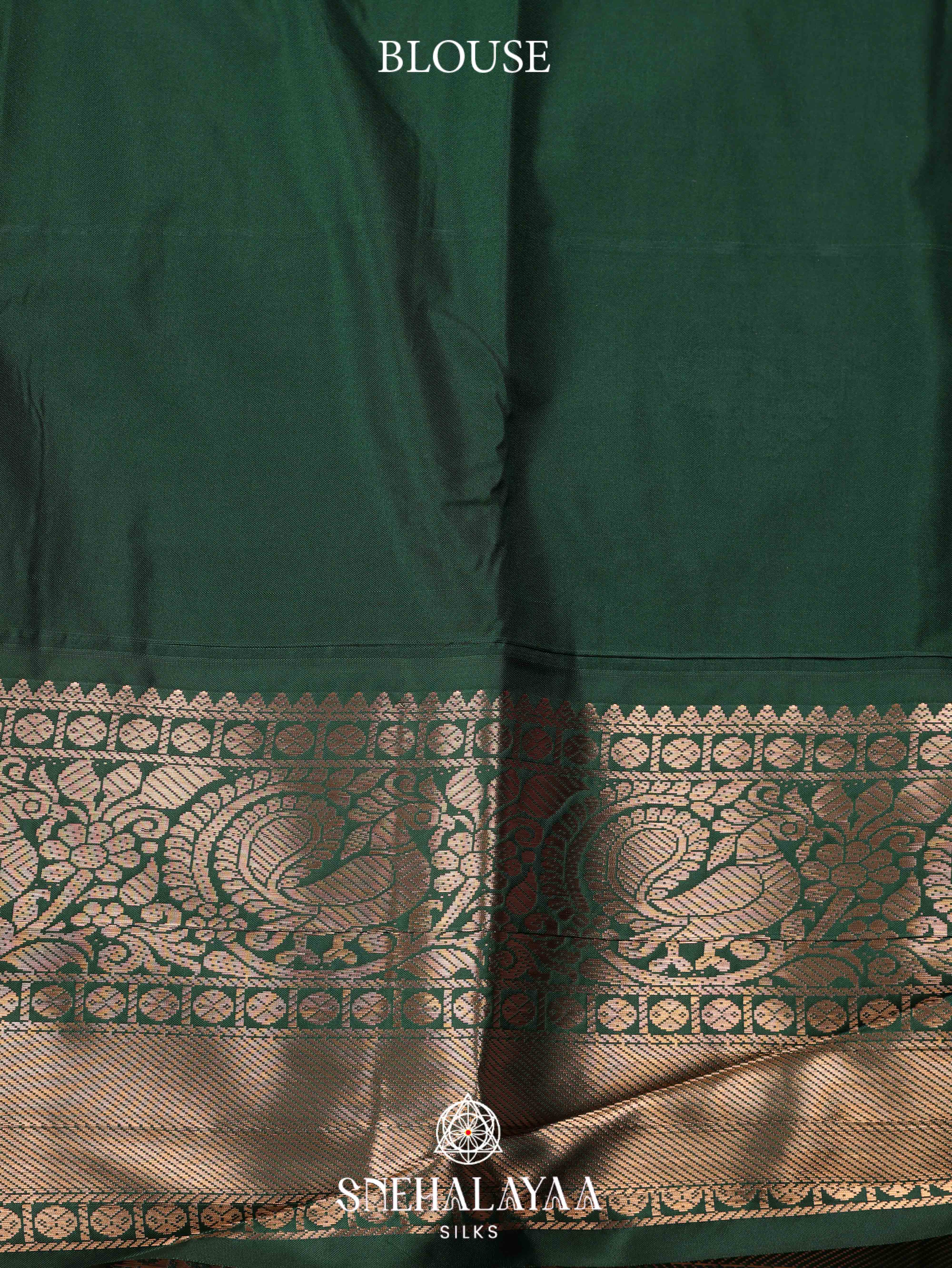 Coral Pink Art Silk Saree