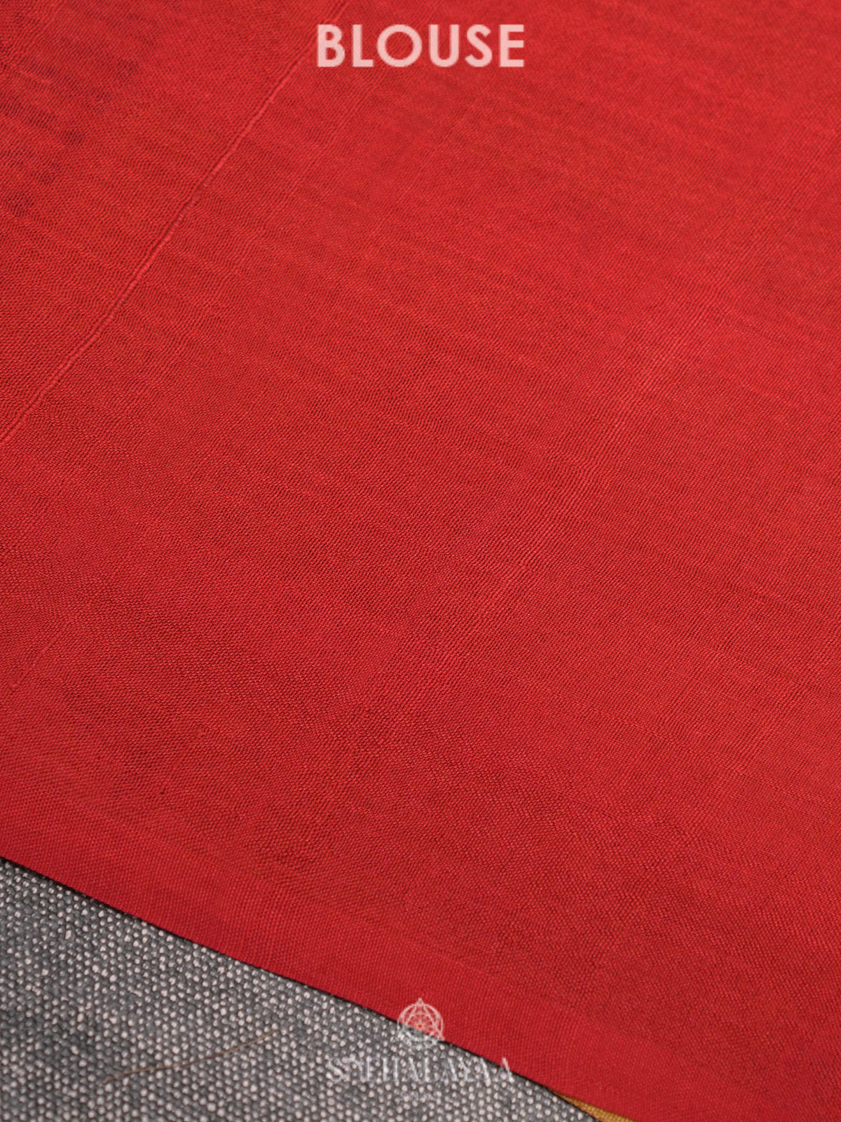 Mustard Yellow Tussar Saree