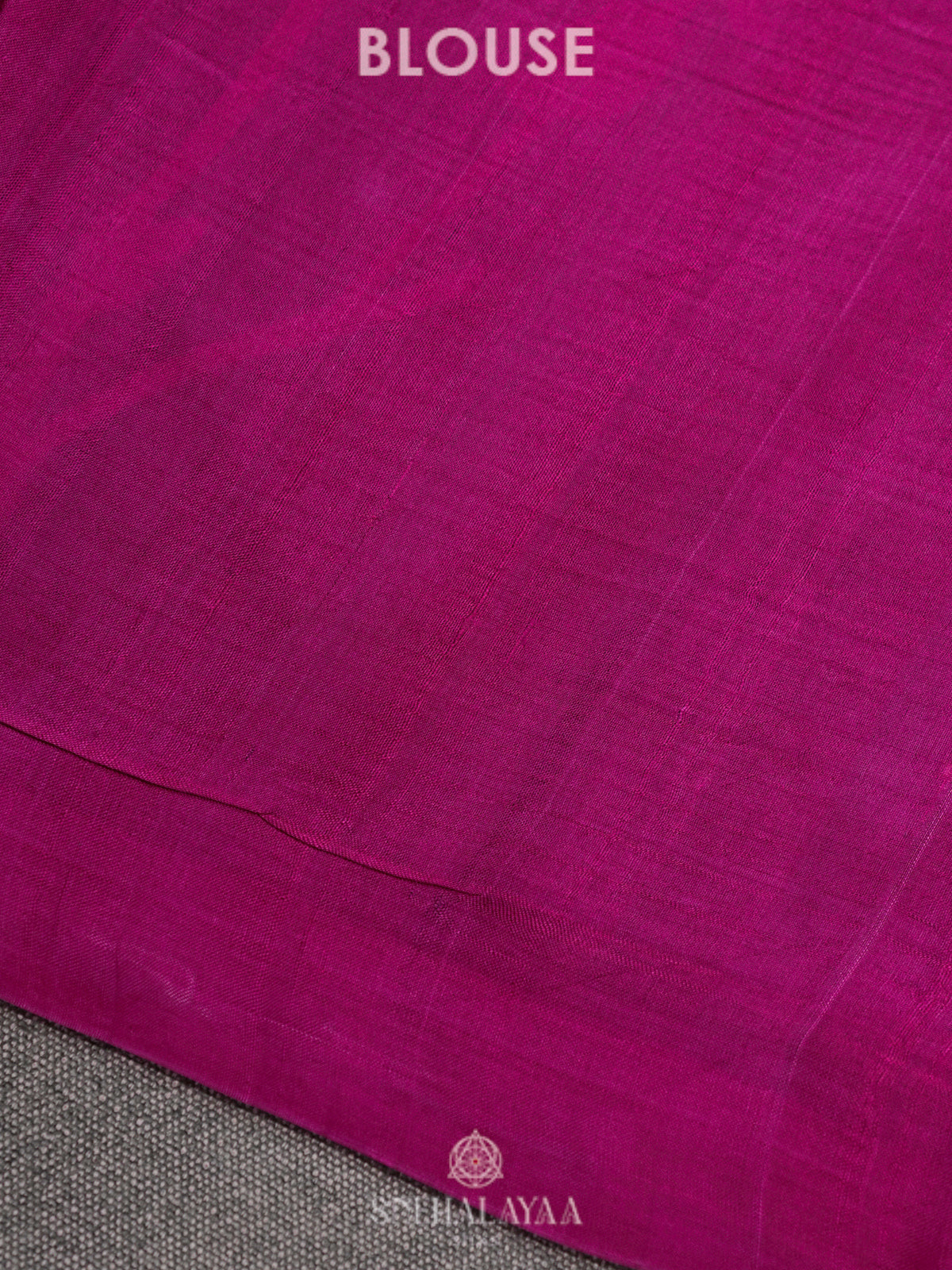 Burgundy Tussar Saree