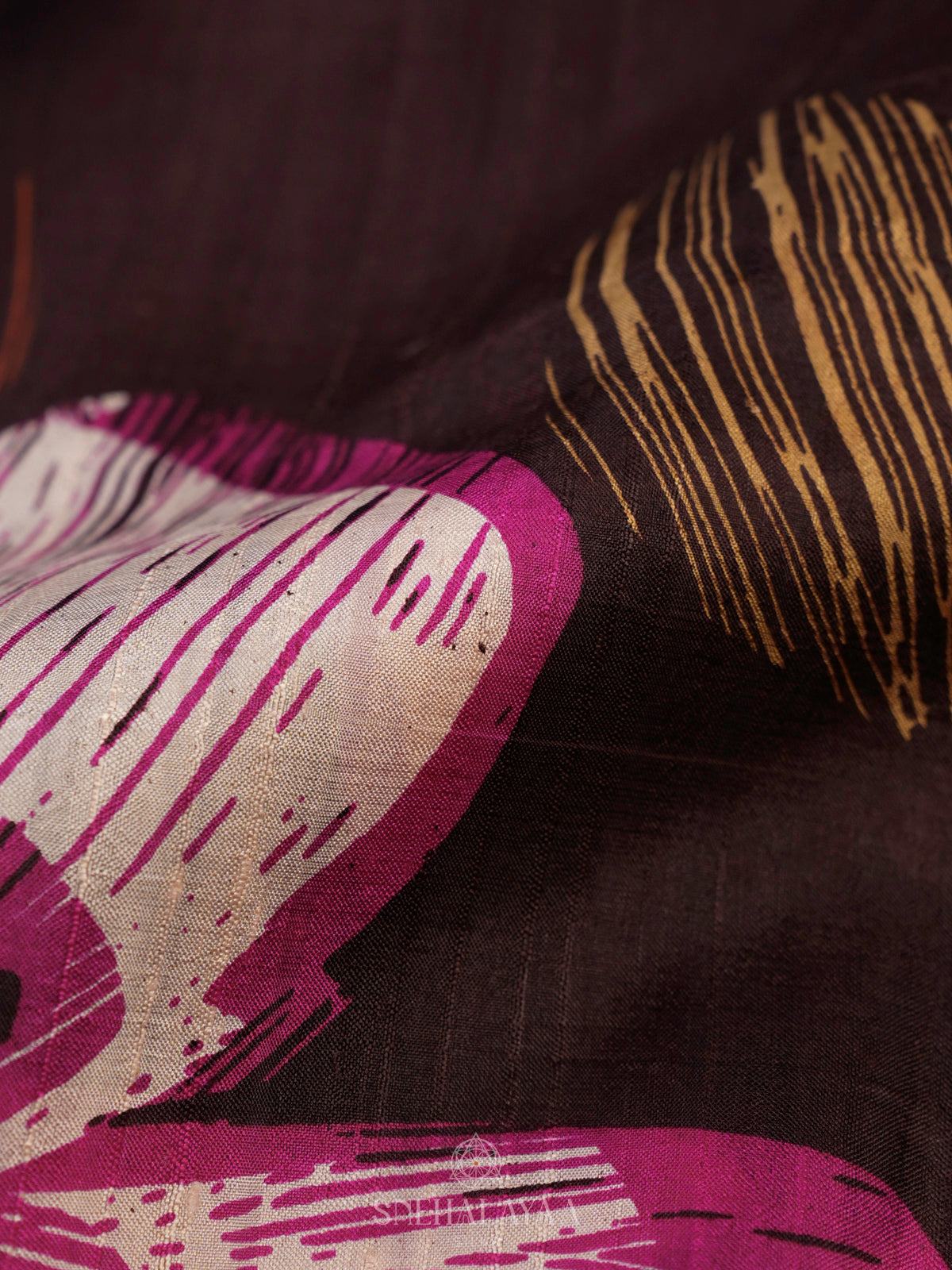 Brown Tussar Saree