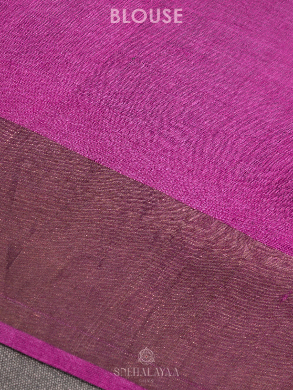 Plum Tussar Saree