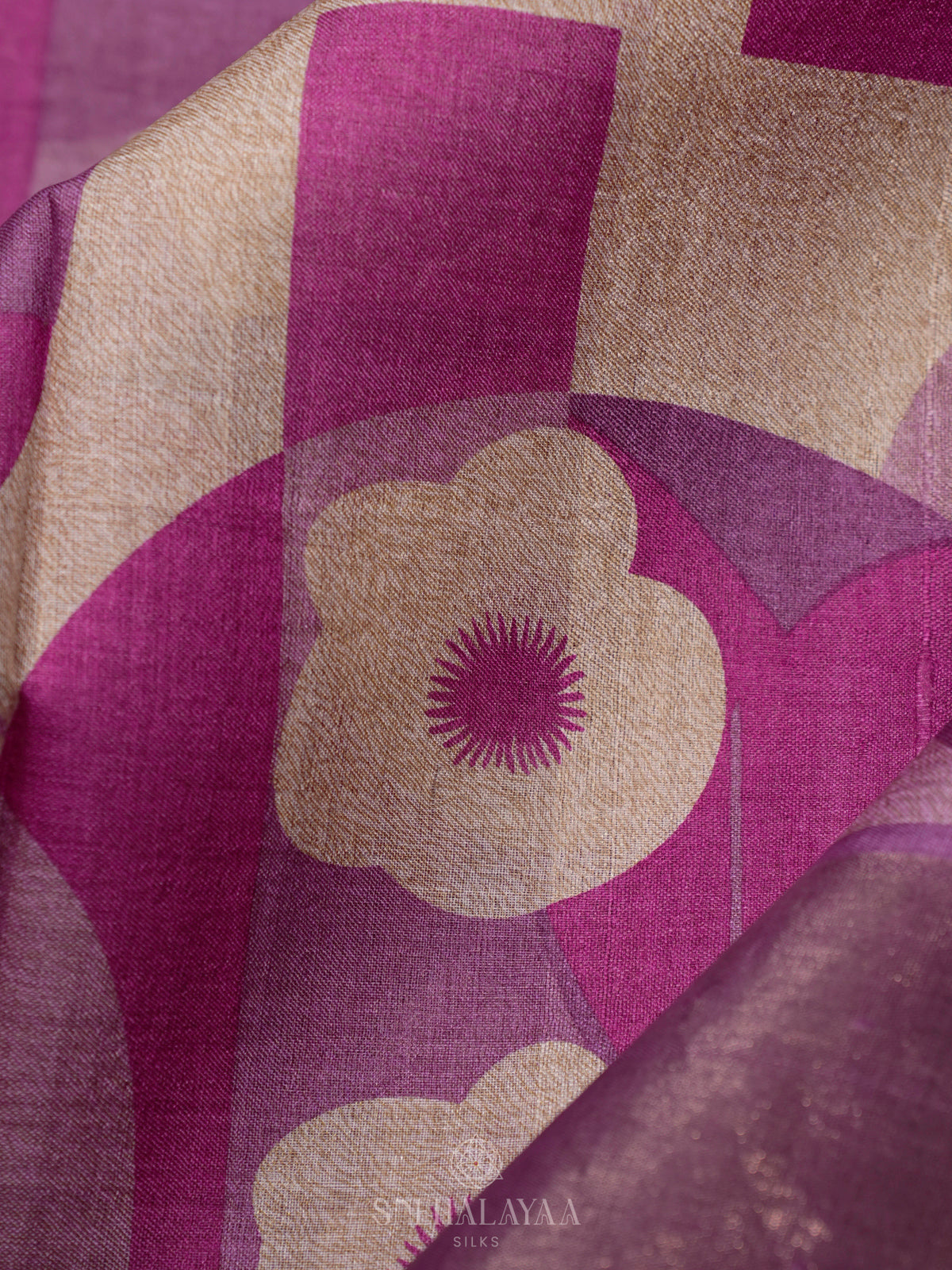 Multi colour Tussar Saree