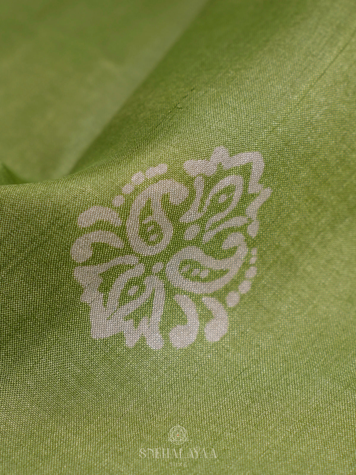 Green Tussar Saree