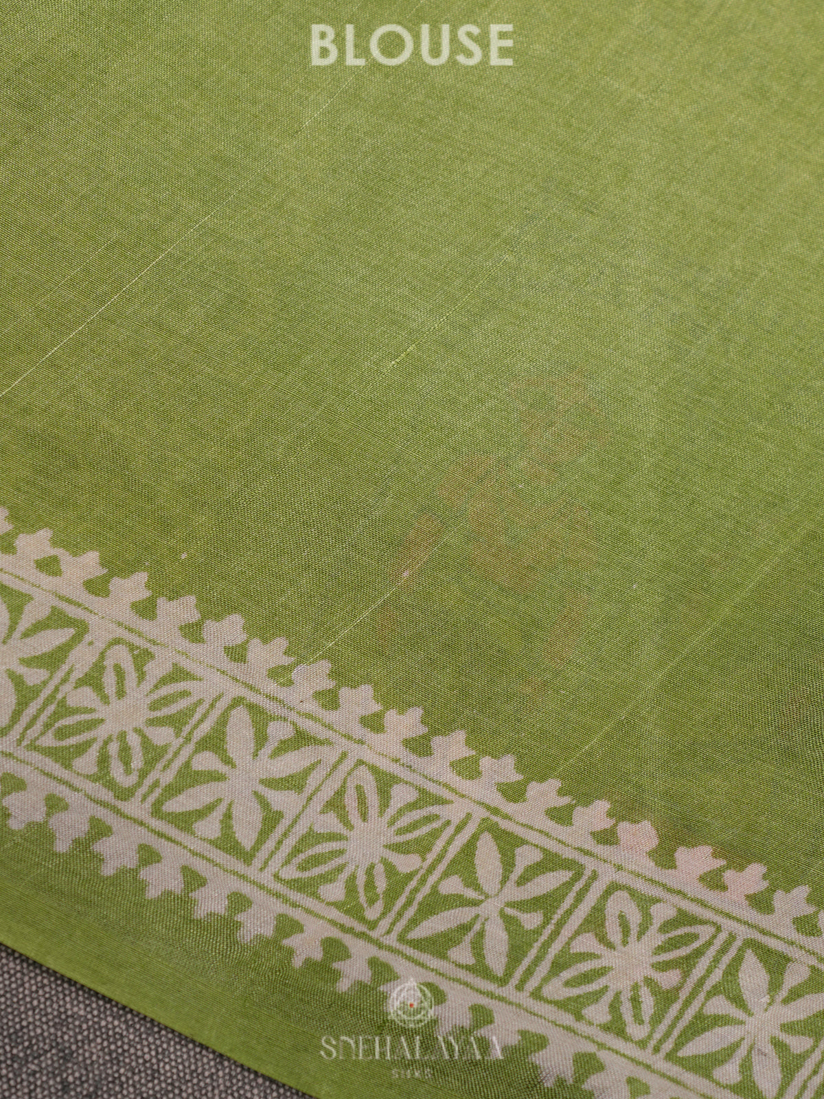 Green Tussar Saree