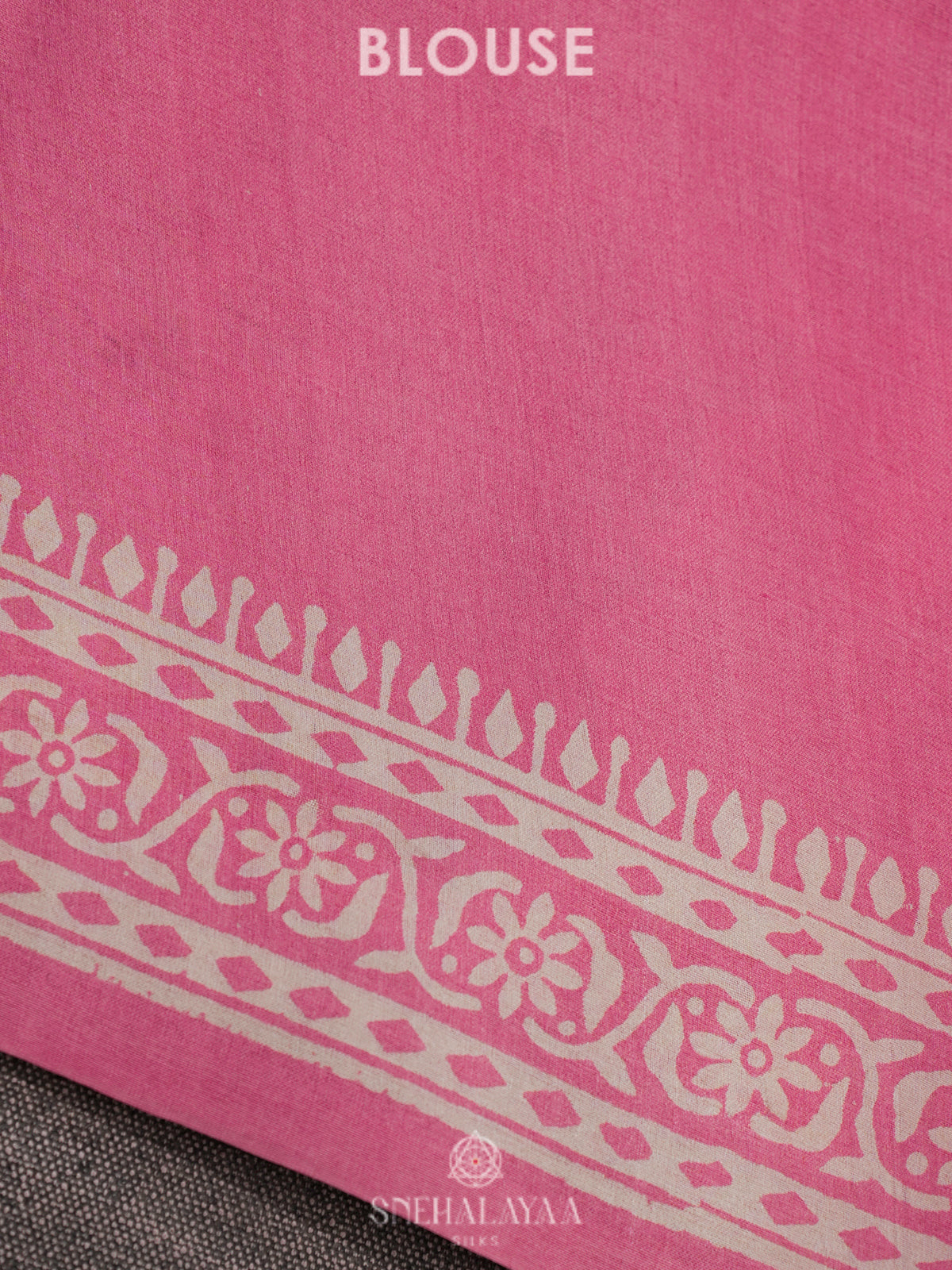 Pink Tussar Saree