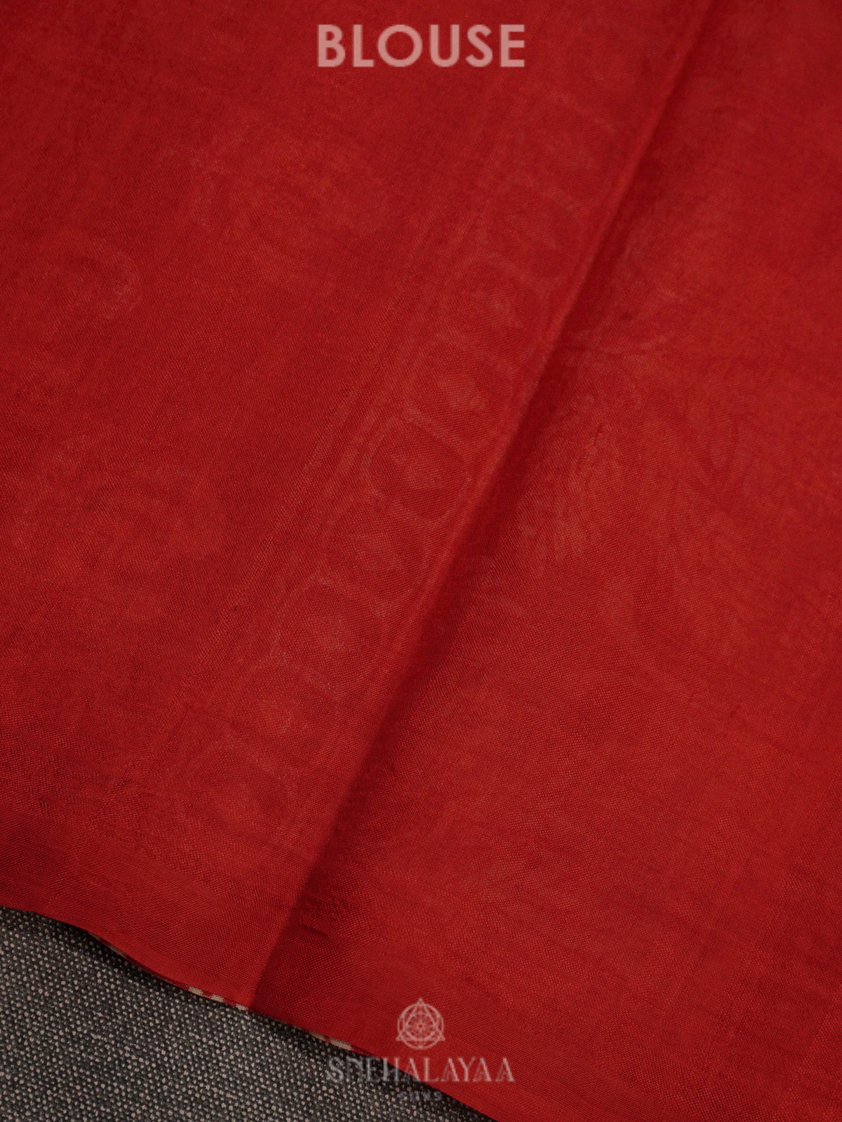 Red Tussar Saree