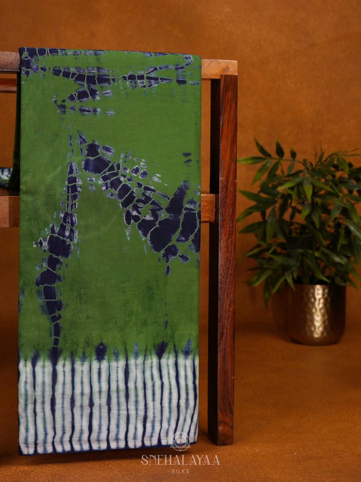 Green Jaipur Cotton Saree