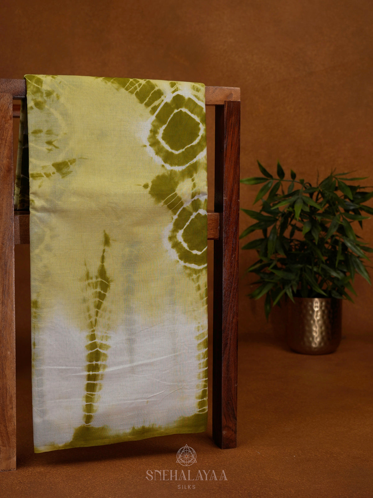 Olive Green Jaipur Cotton Saree