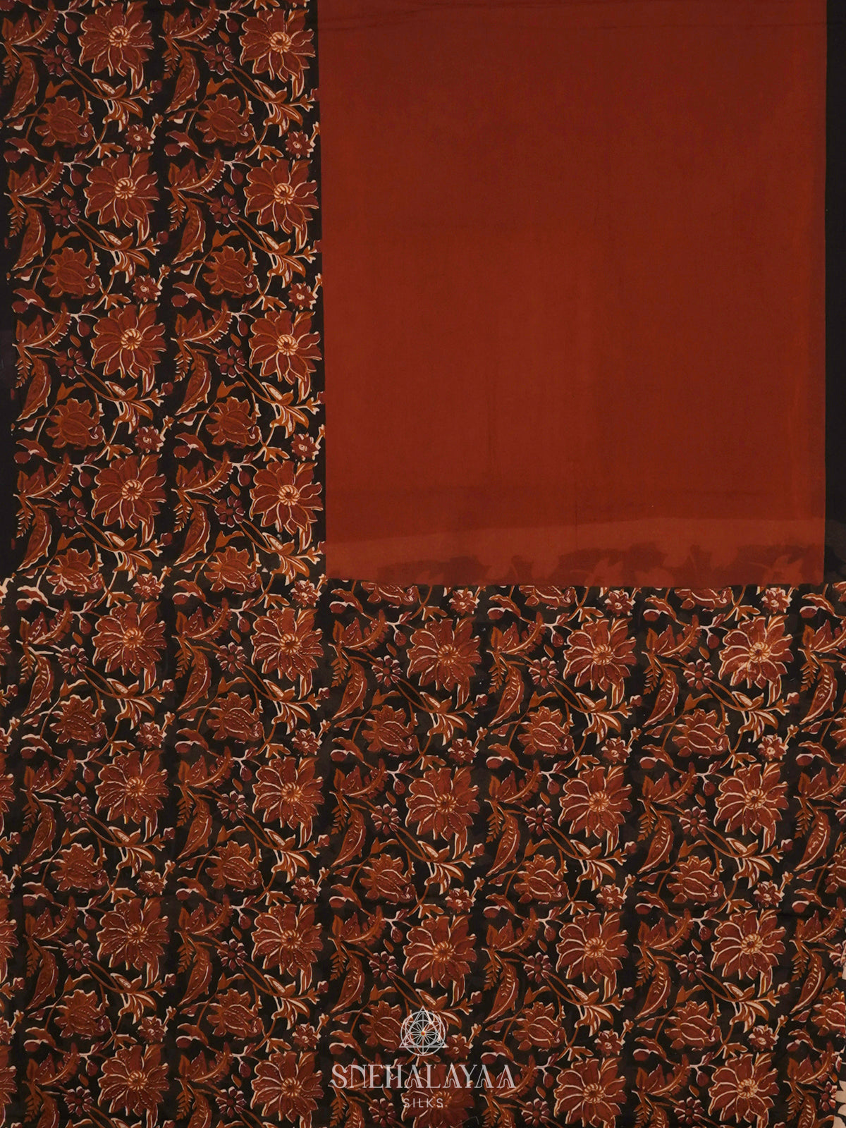 Maroon Jaipur Cotton Saree