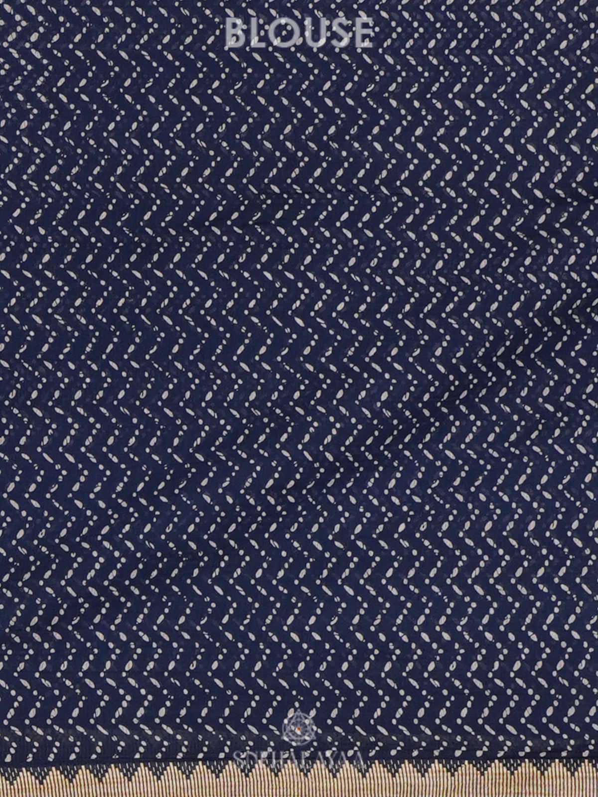 Indio Blue Chanderi Saree