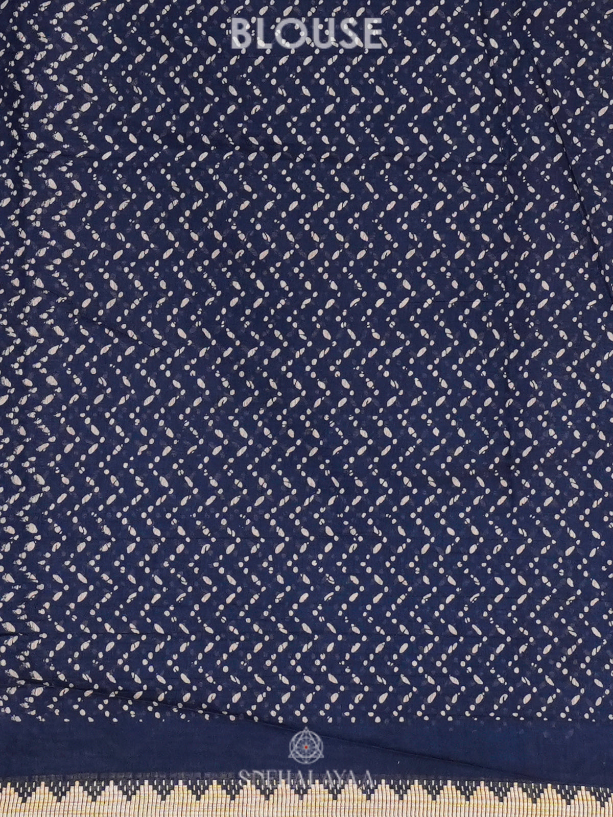 Indio Blue Chanderi Saree