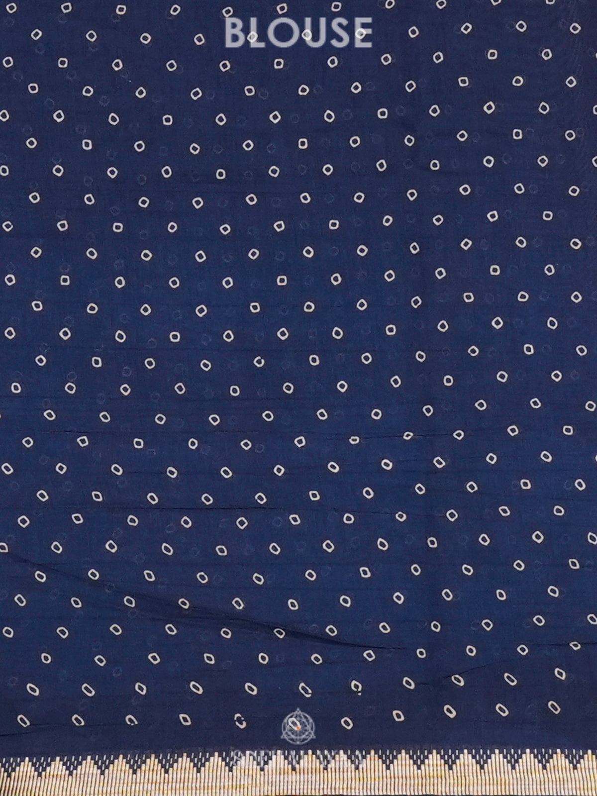 Indio Blue Chanderi Saree