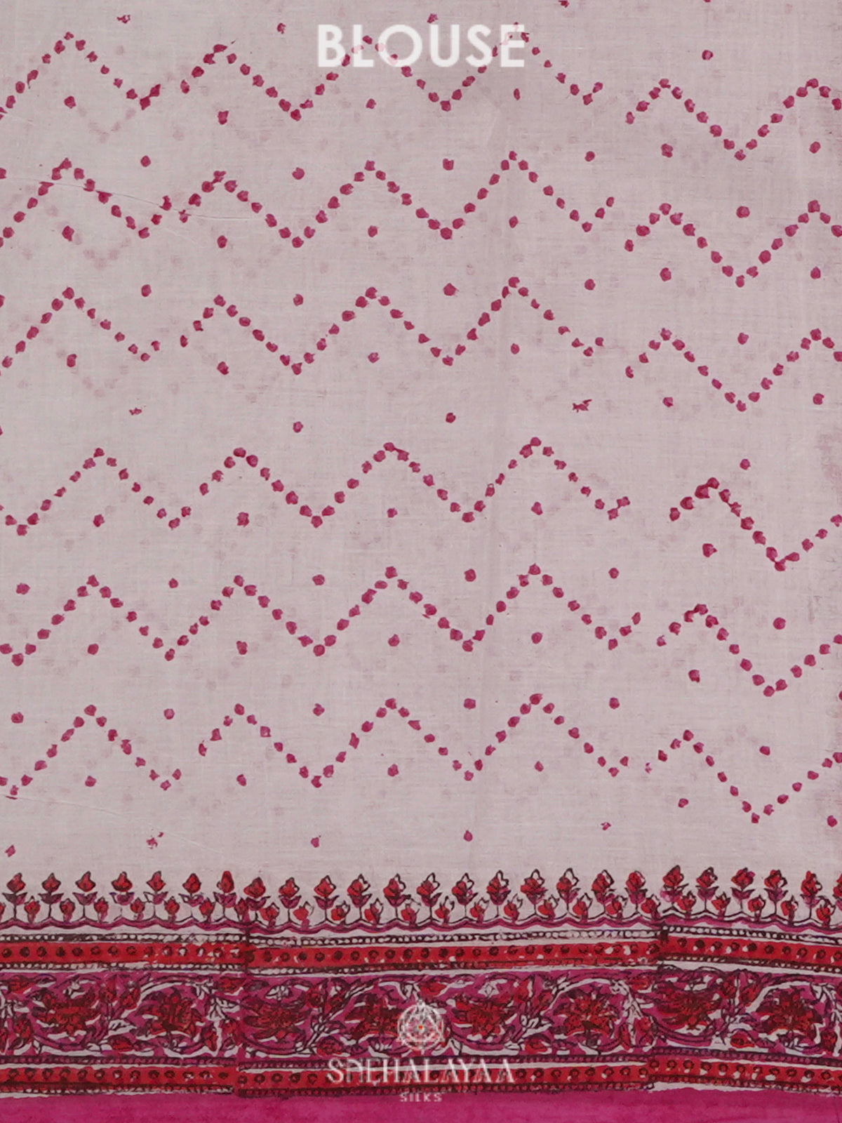 Off White Jaipur Cotton Saree