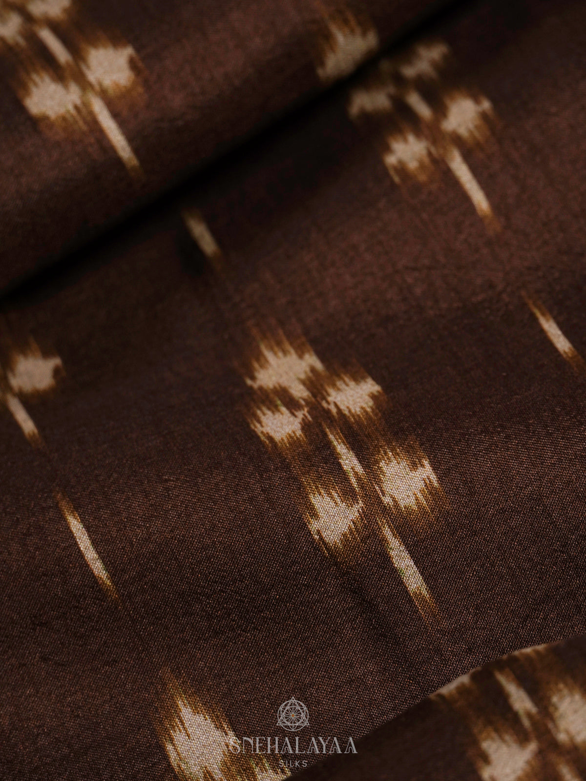Brown Tussar Saree