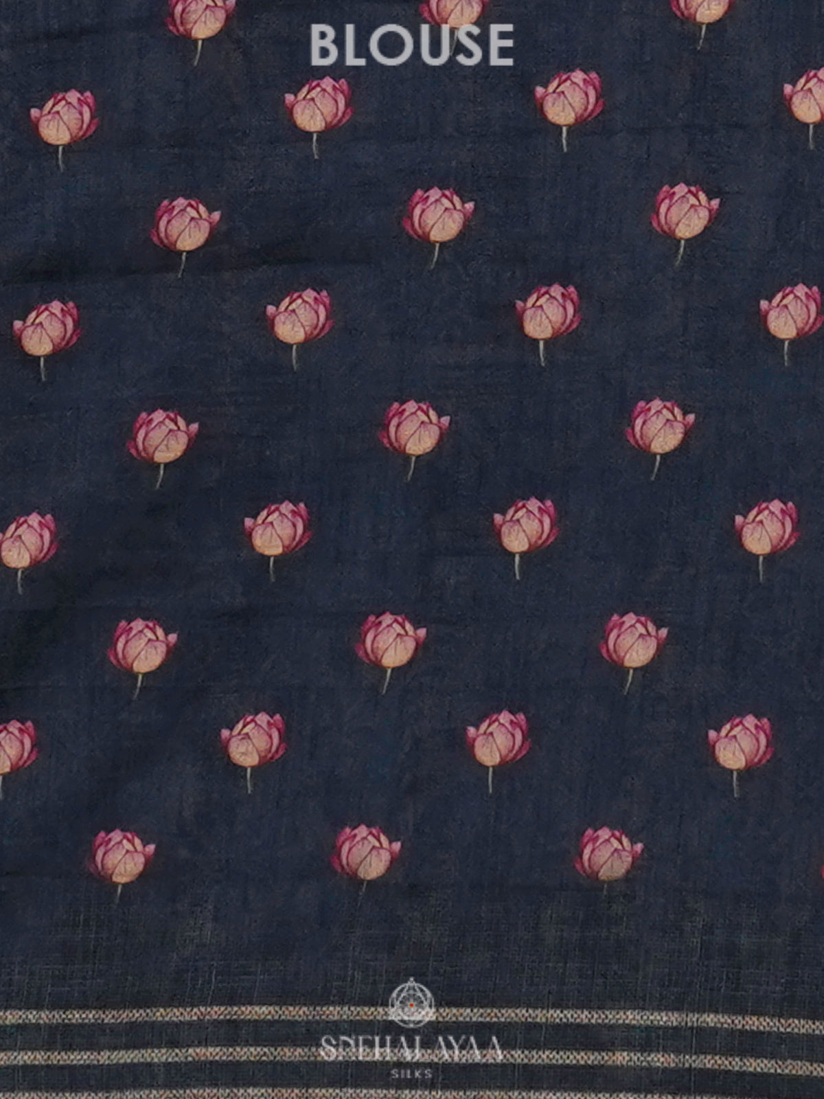 Pale Blue Tussar Saree