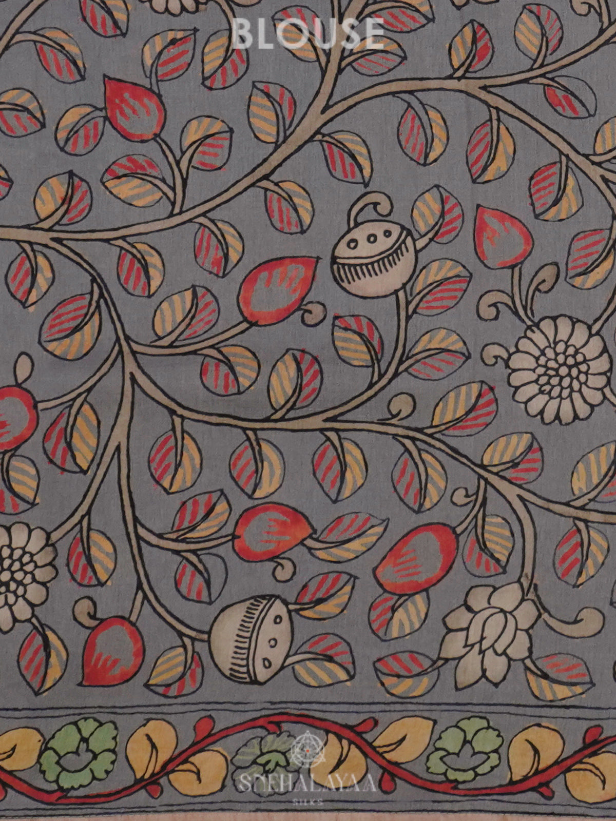 Black Tussar Saree