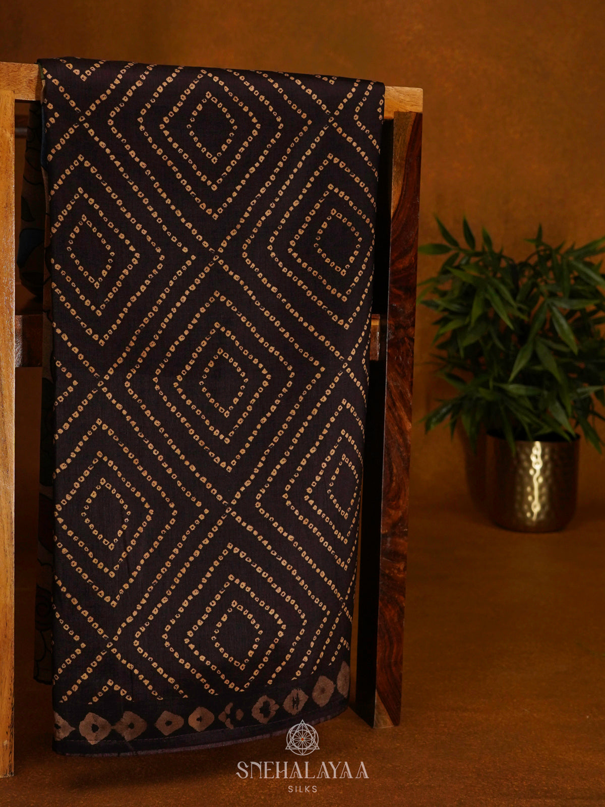 Brown Tussar Saree