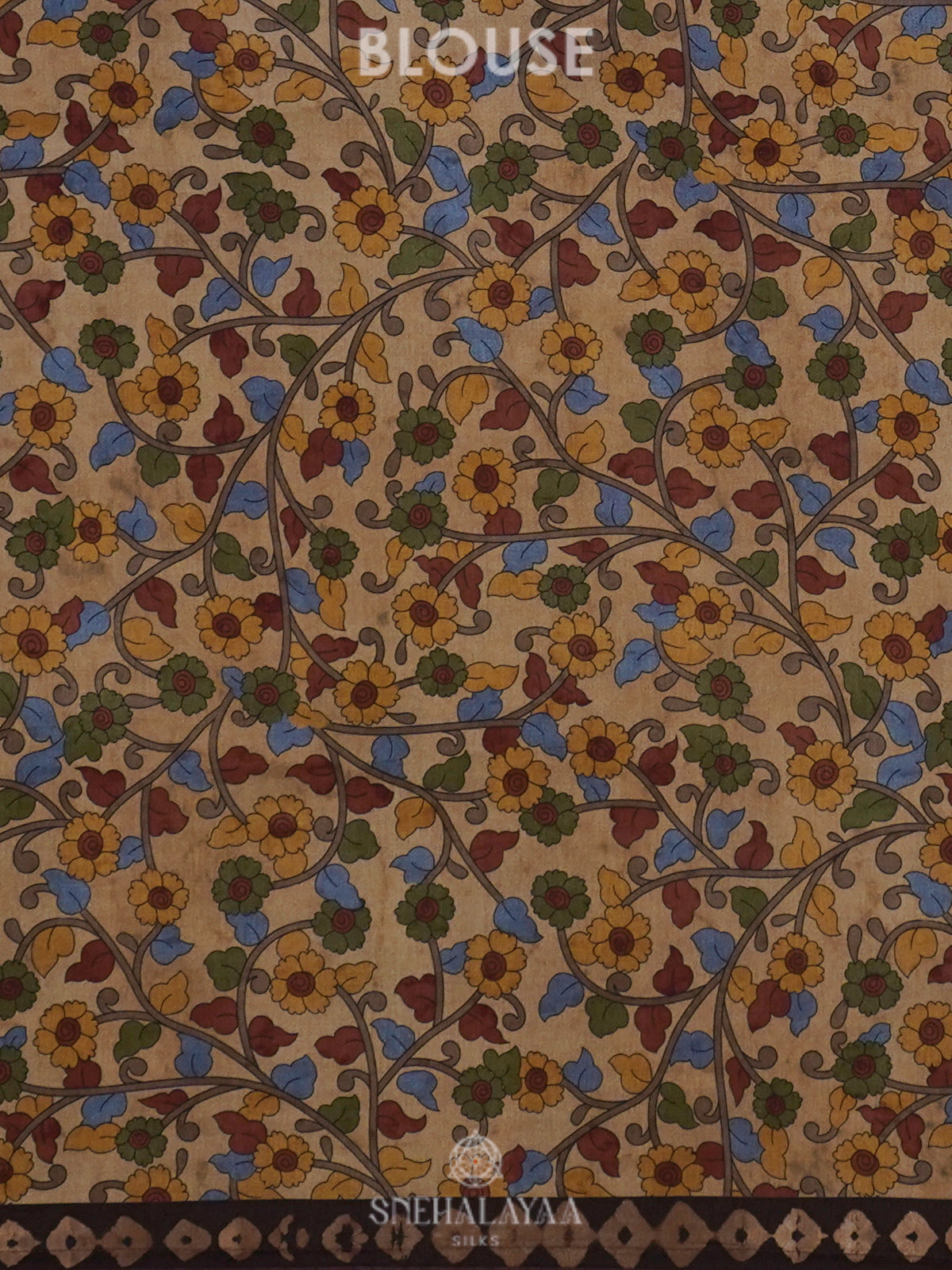 Brown Tussar Saree