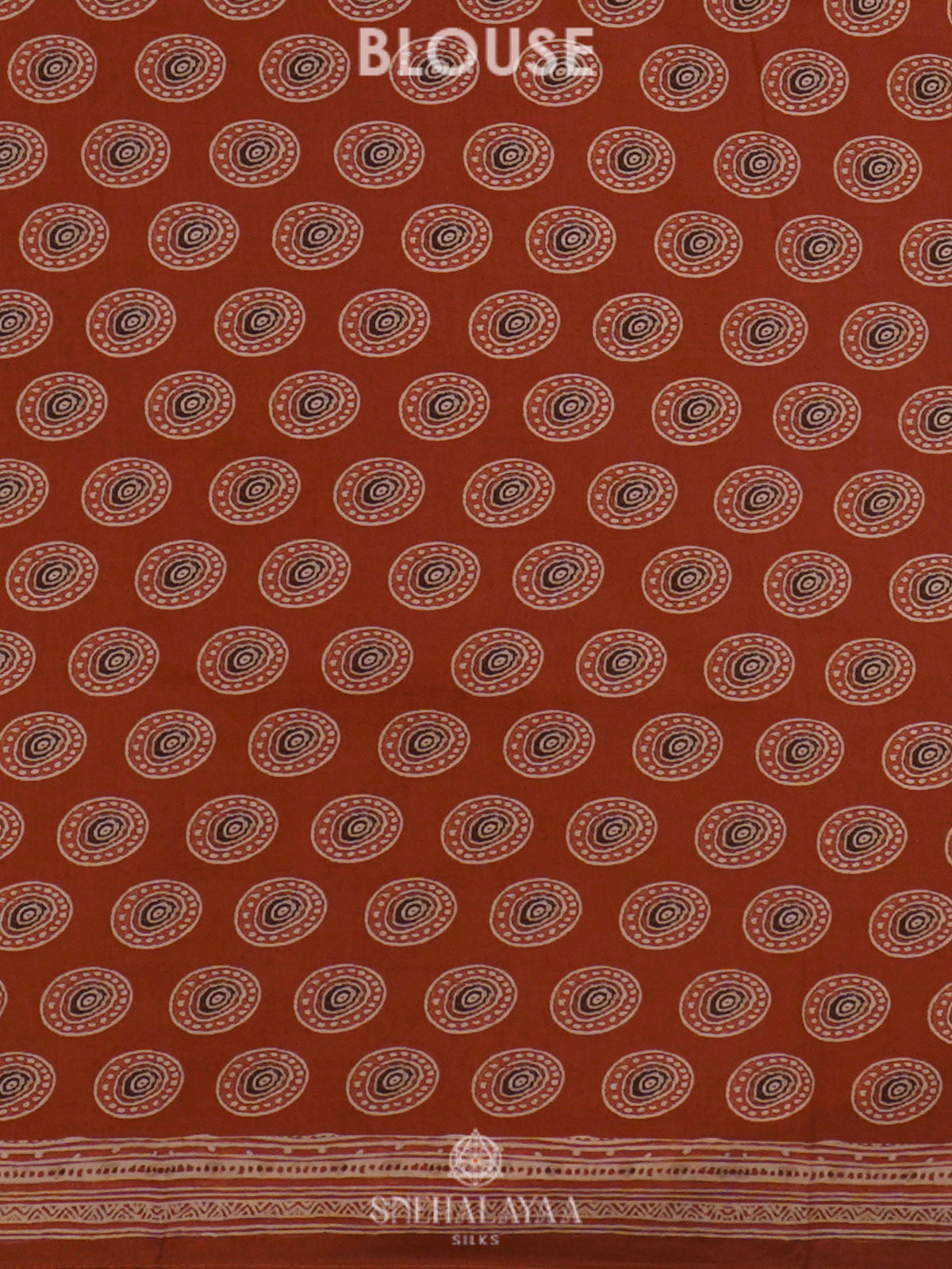 Orange Tussar Saree