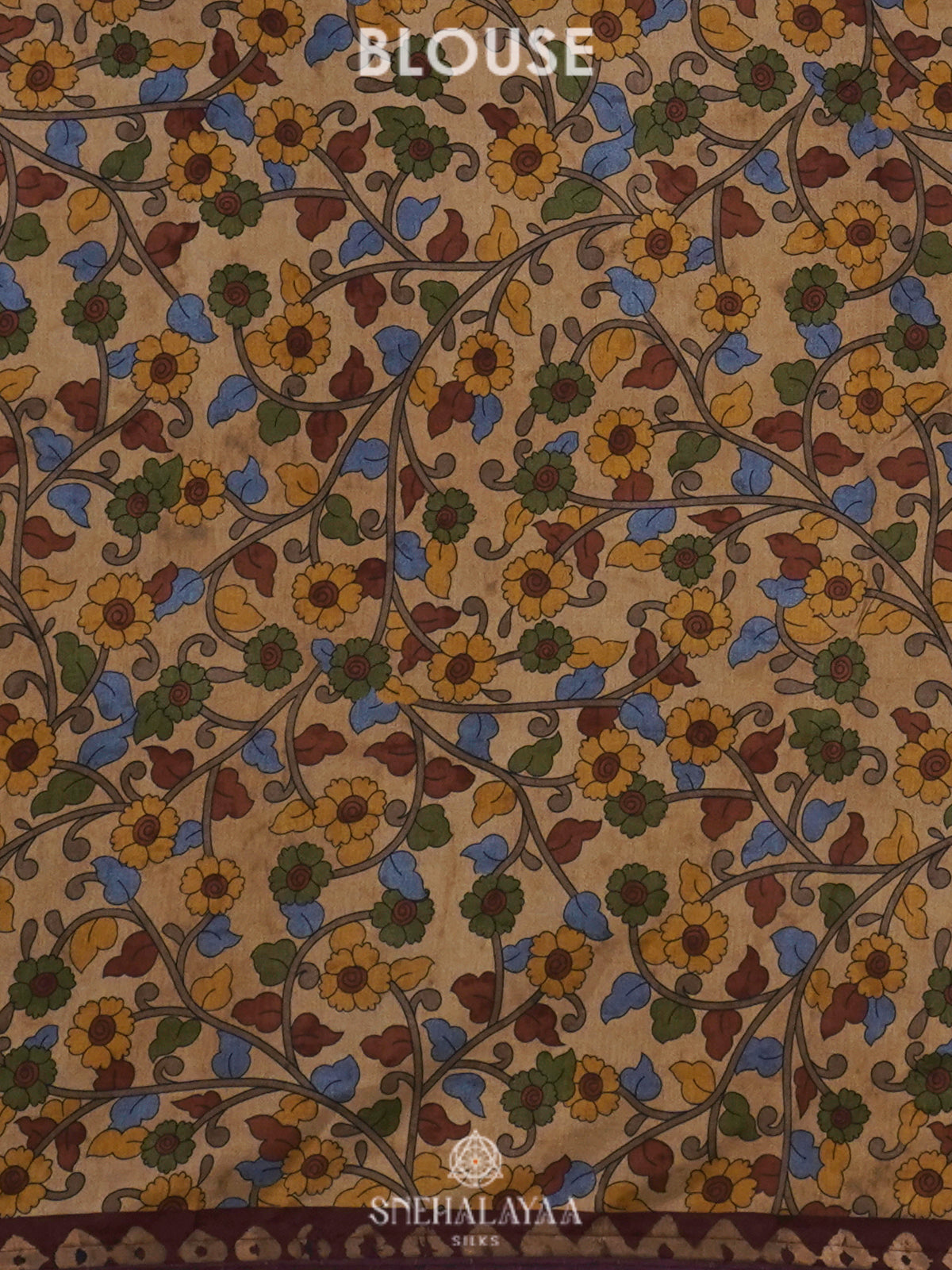 Brown Tussar Saree