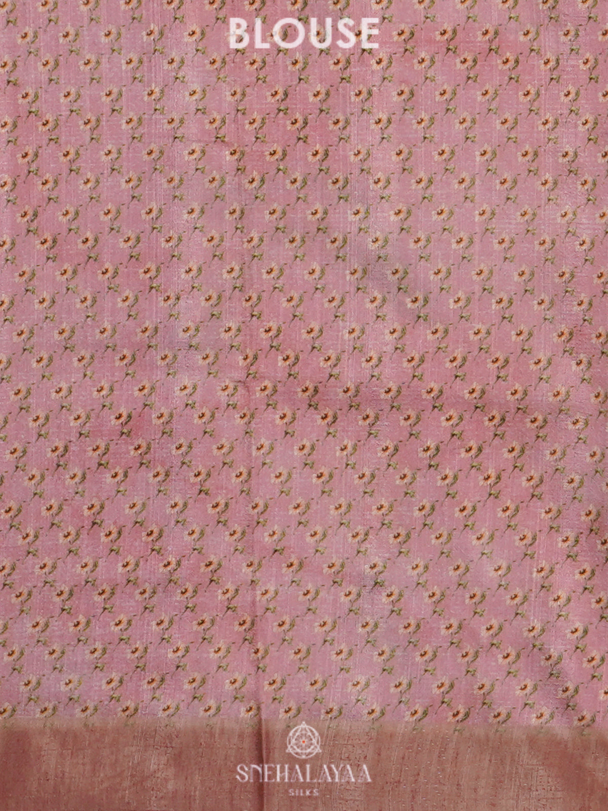 Pink Tussar Saree
