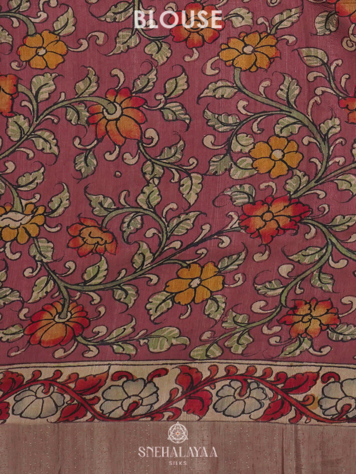 Beige Tussar Saree