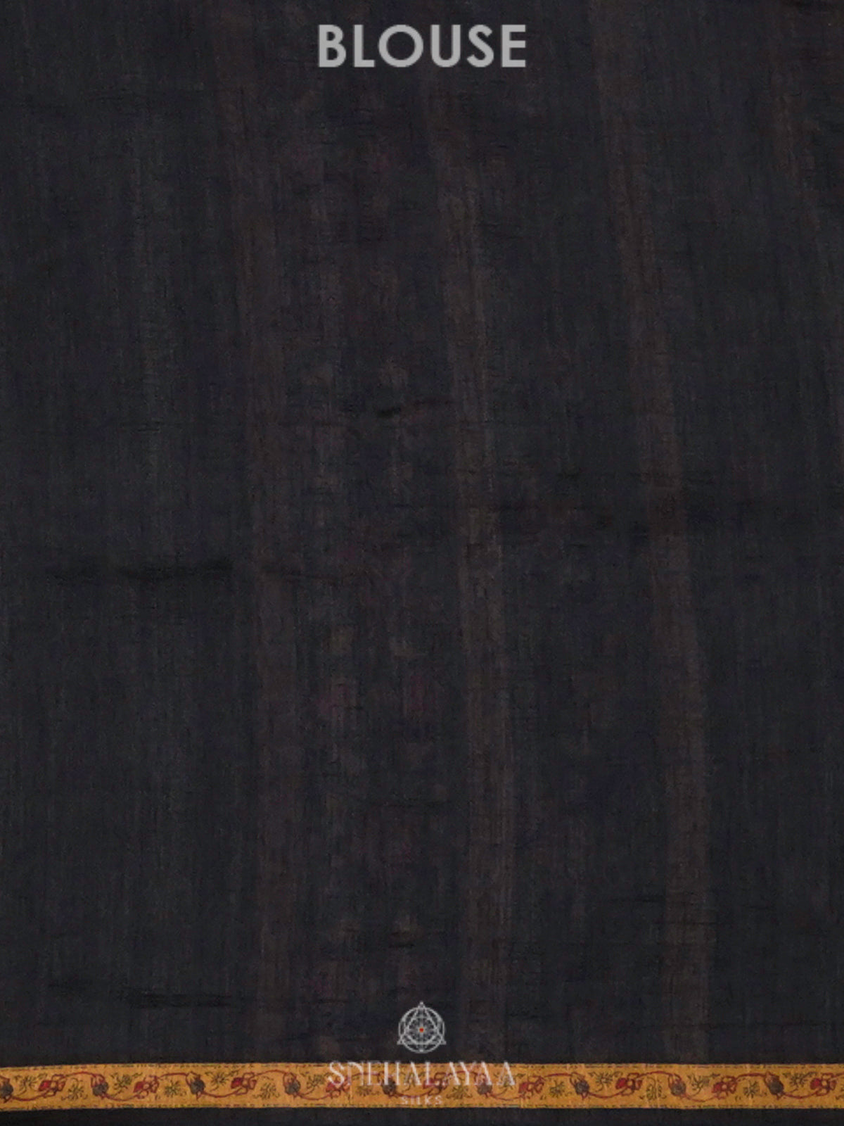 Black Tussar Saree