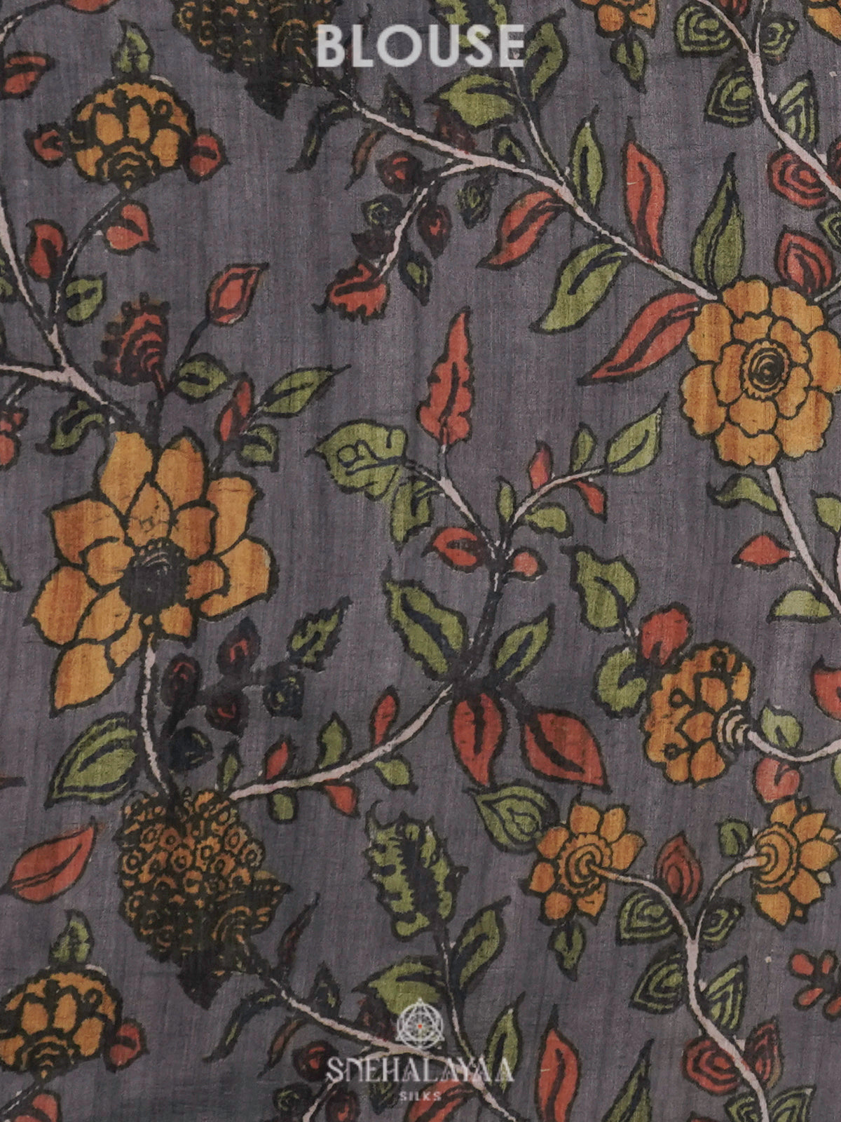 Grey Tussar Saree