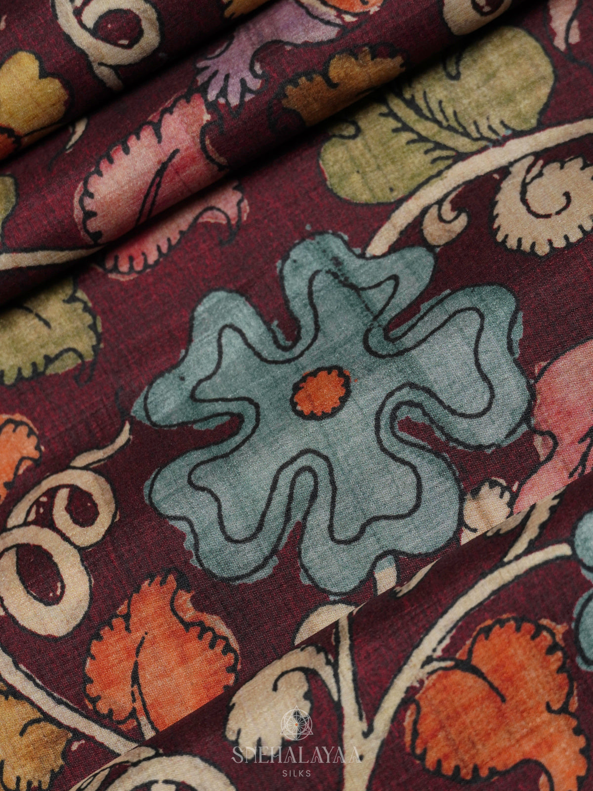 Brown Tussar Saree