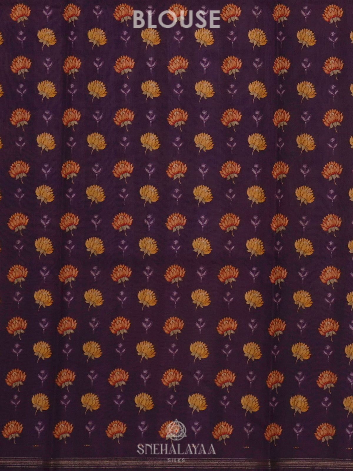 Purple Tussar Saree